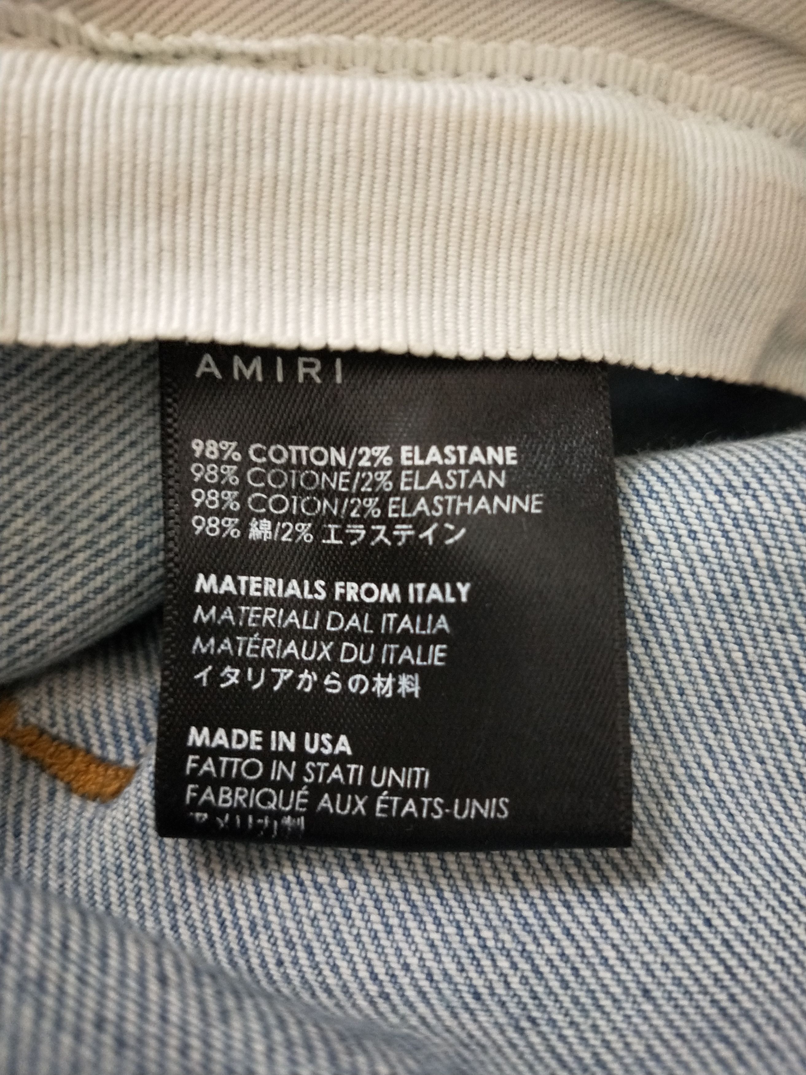 Amiri Broken Track Jeans Size US 32 / EU 48 - 8 Thumbnail