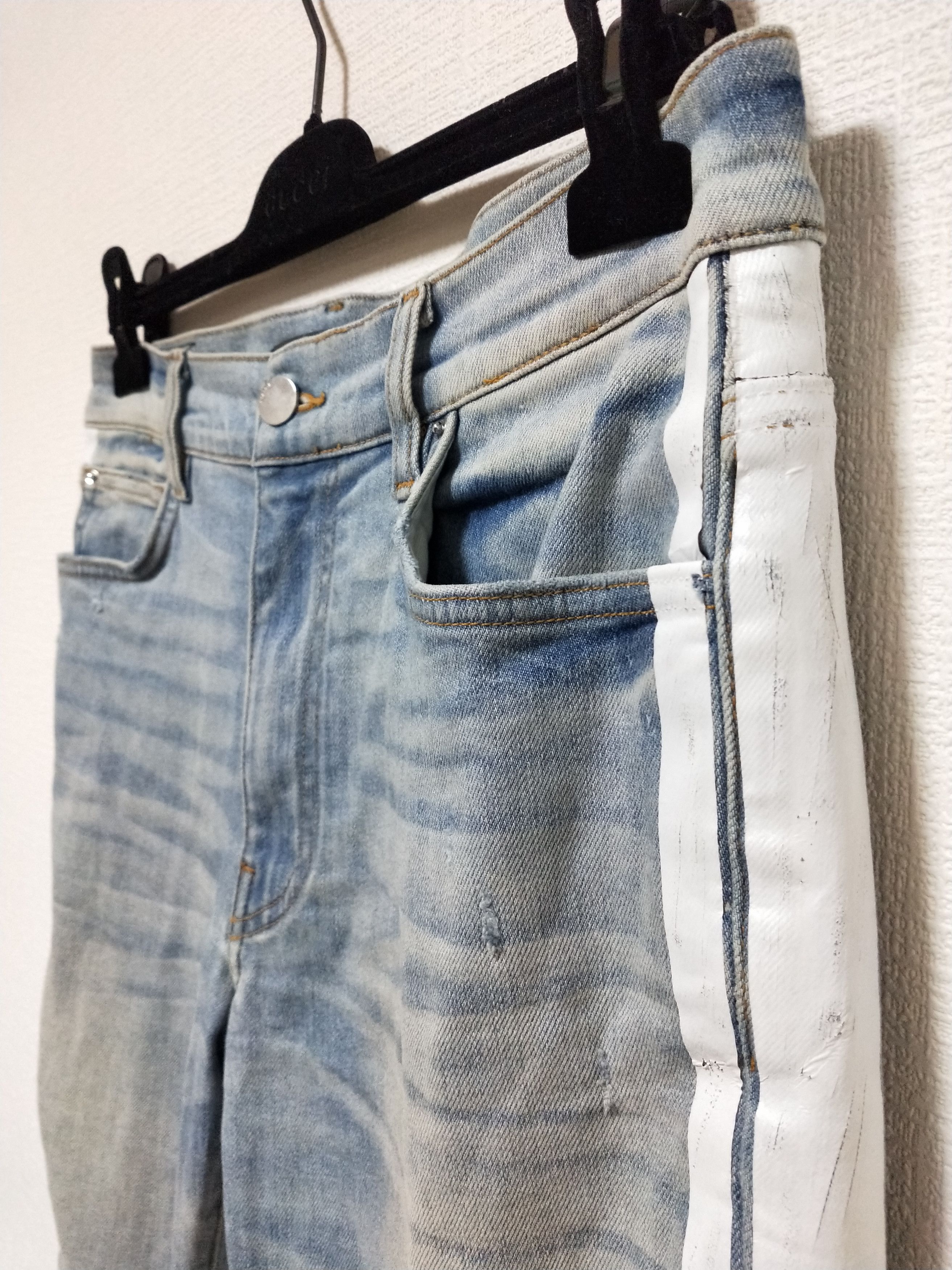 Amiri Broken Track Jeans Size US 32 / EU 48 - 4 Thumbnail