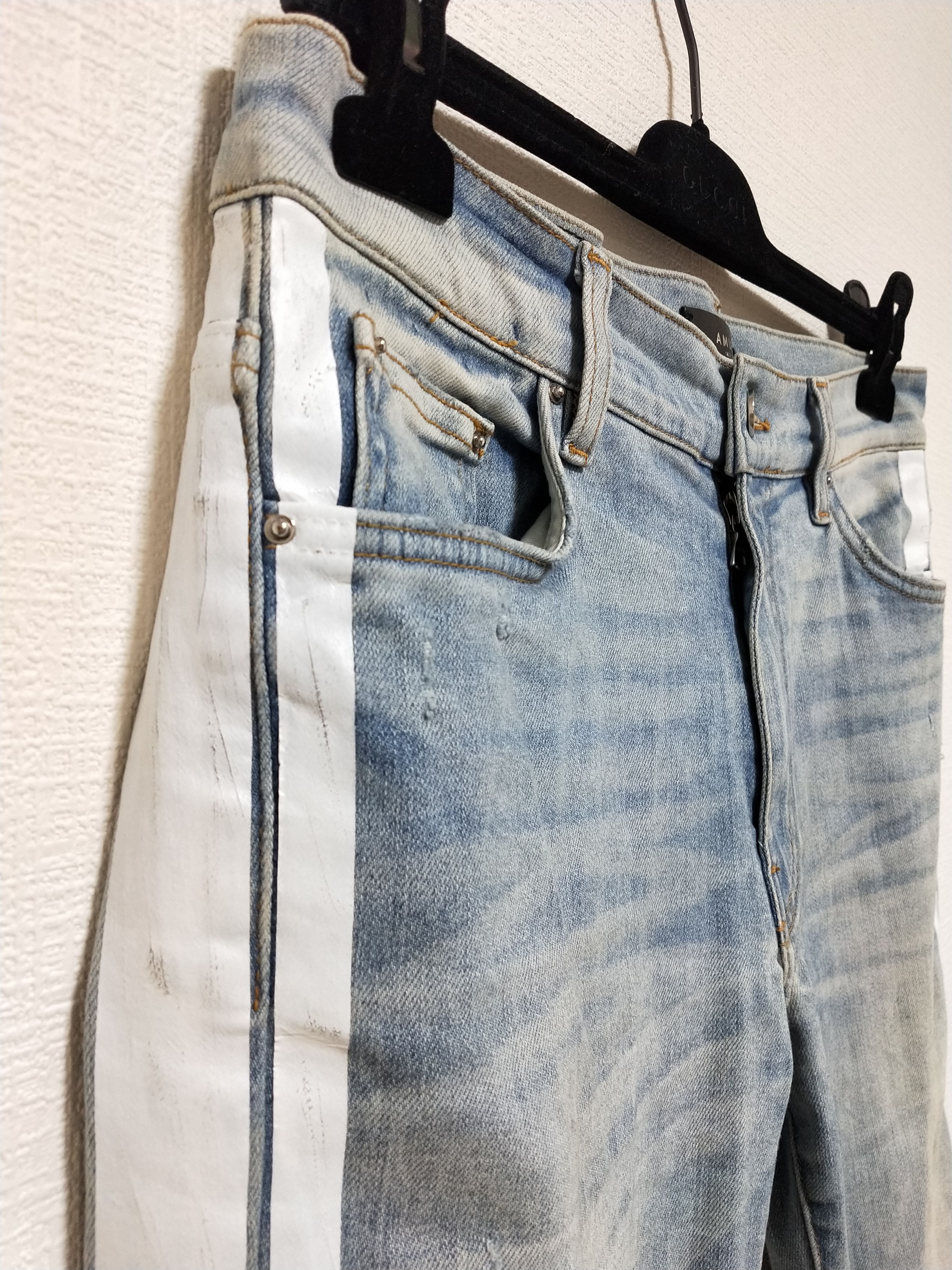 Amiri Broken Track Jeans Size US 32 / EU 48 - 3 Thumbnail