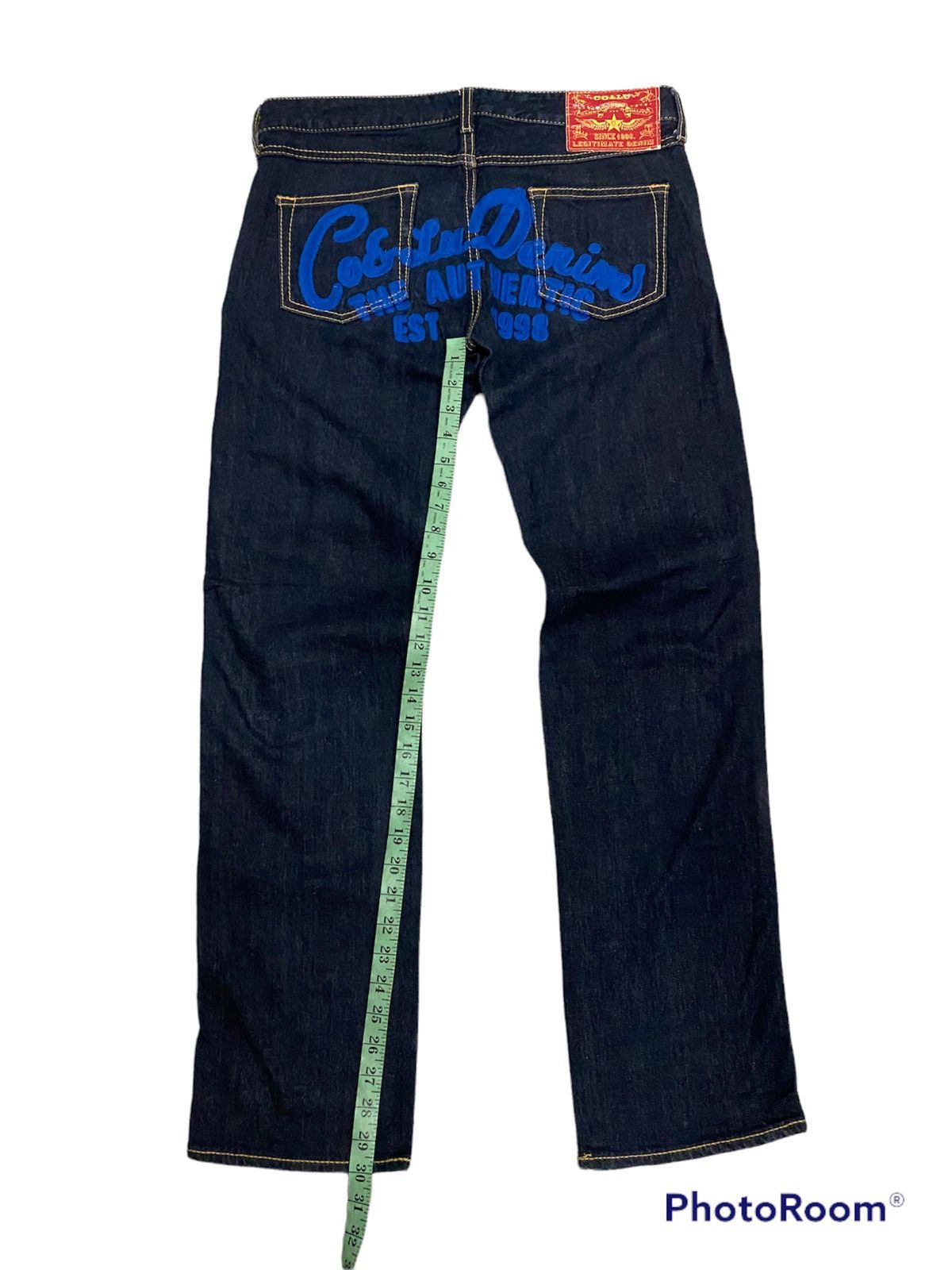 Japanese Brand × Vintage Vintage Co&Lu Embroided Logo Denim Jeans Size US 32 / EU 48 - 10 Thumbnail