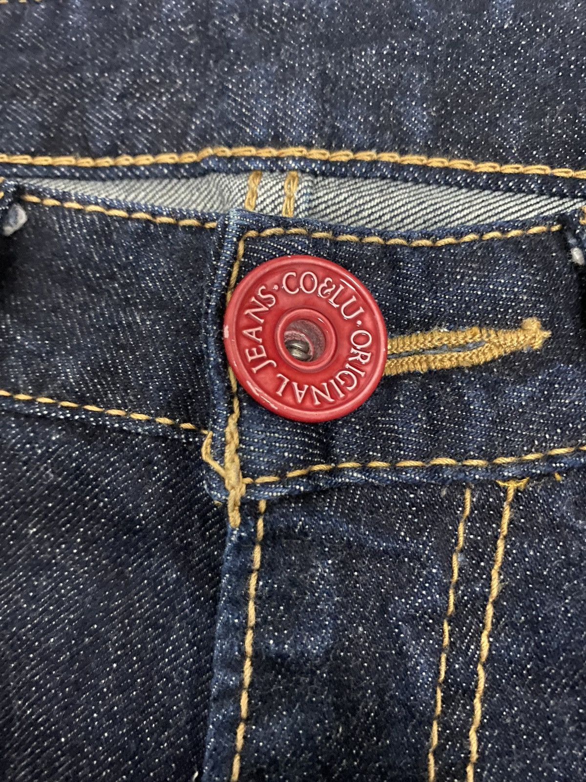 Japanese Brand × Vintage Vintage Co&Lu Embroided Logo Denim Jeans Size US 32 / EU 48 - 5 Thumbnail