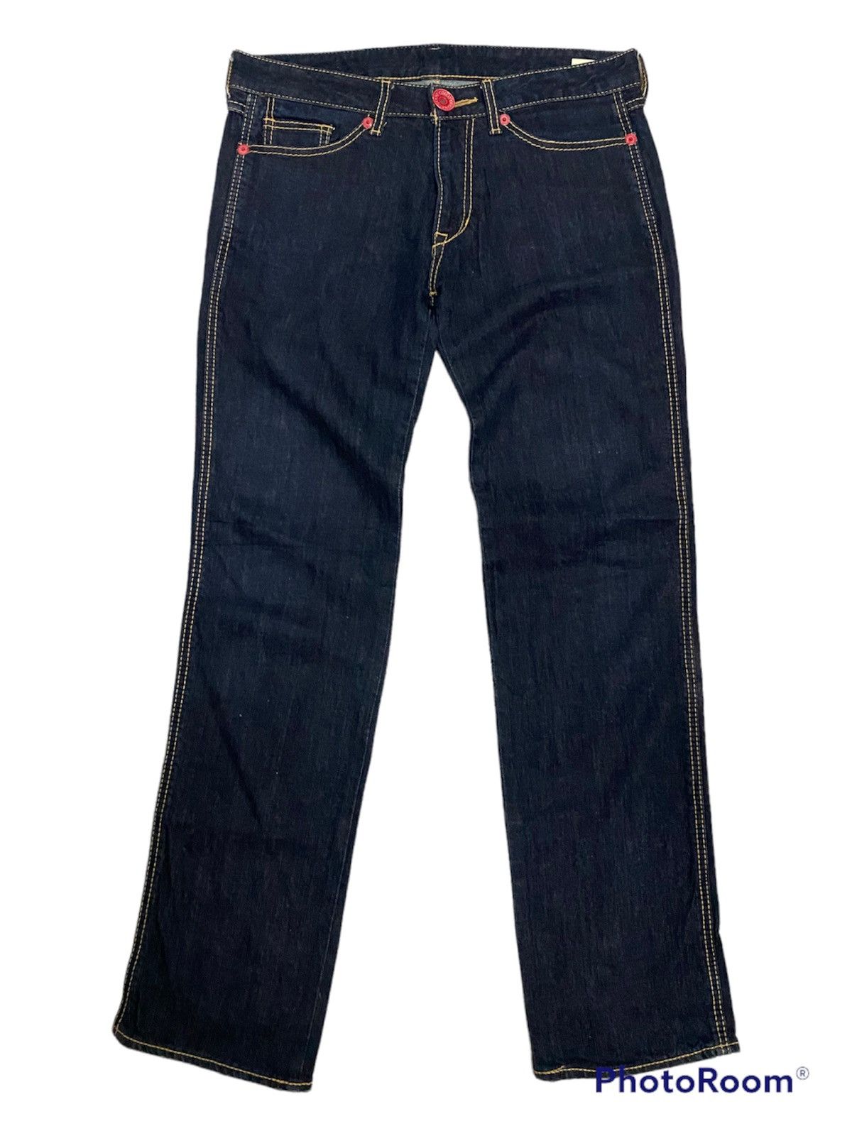 Japanese Brand × Vintage Vintage Co&Lu Embroided Logo Denim Jeans Size US 32 / EU 48 - 3 Thumbnail