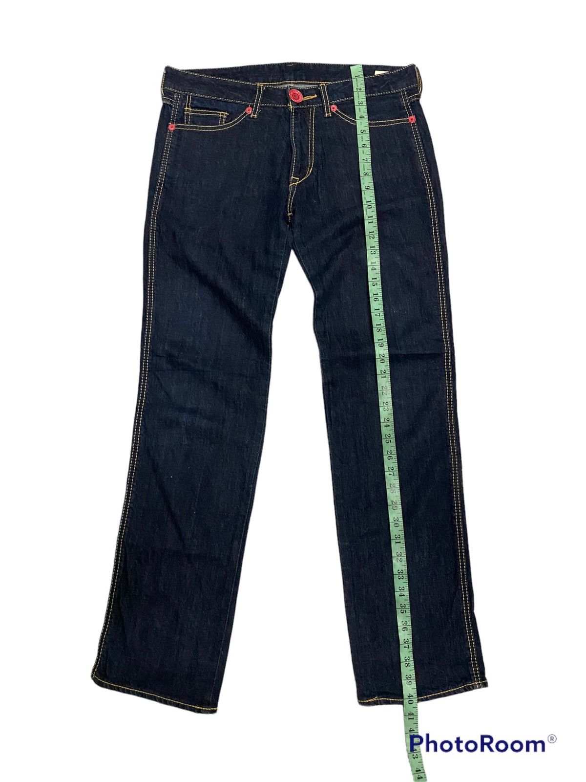 Japanese Brand × Vintage Vintage Co&Lu Embroided Logo Denim Jeans Size US 32 / EU 48 - 12 Thumbnail