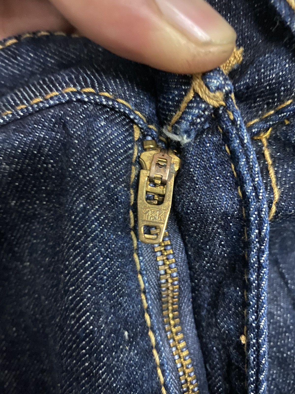 Japanese Brand × Vintage Vintage Co&Lu Embroided Logo Denim Jeans Size US 32 / EU 48 - 6 Thumbnail