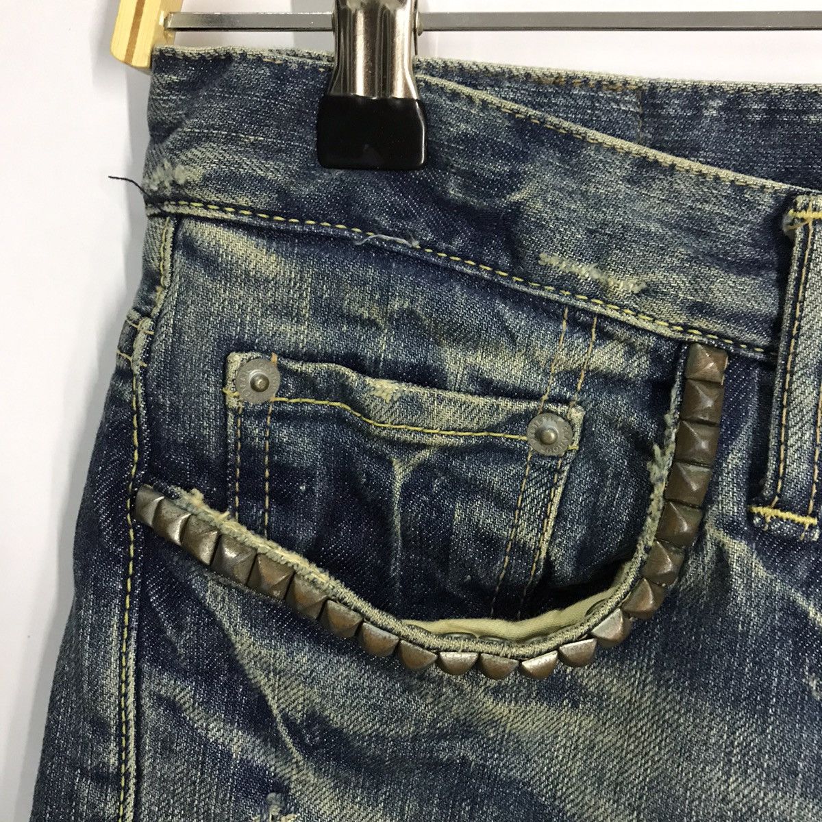 Hysteric Glamour 🔥Hysteric Glamour Japan skinny fit Jeans patchwork Size US 29 - 9 Thumbnail