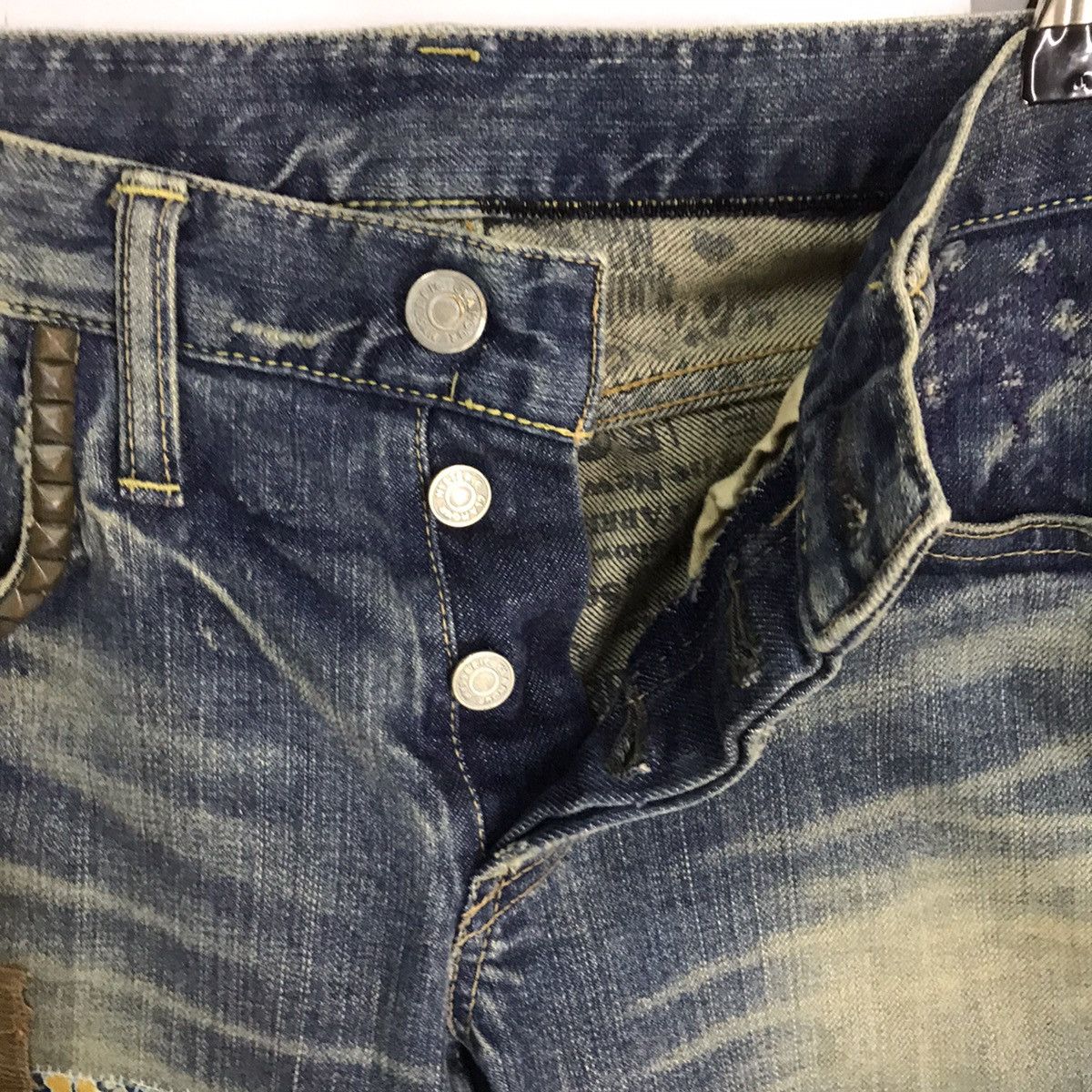 Hysteric Glamour 🔥Hysteric Glamour Japan skinny fit Jeans patchwork Size US 29 - 10 Thumbnail
