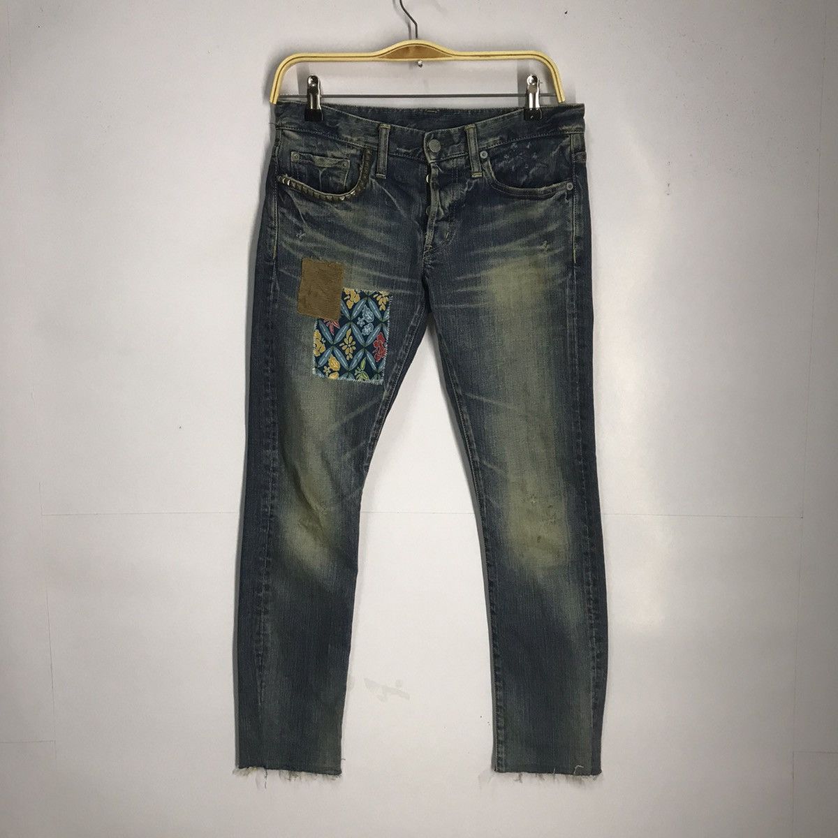 Hysteric Glamour 🔥Hysteric Glamour Japan skinny fit Jeans patchwork Size US 29 - 3 Thumbnail