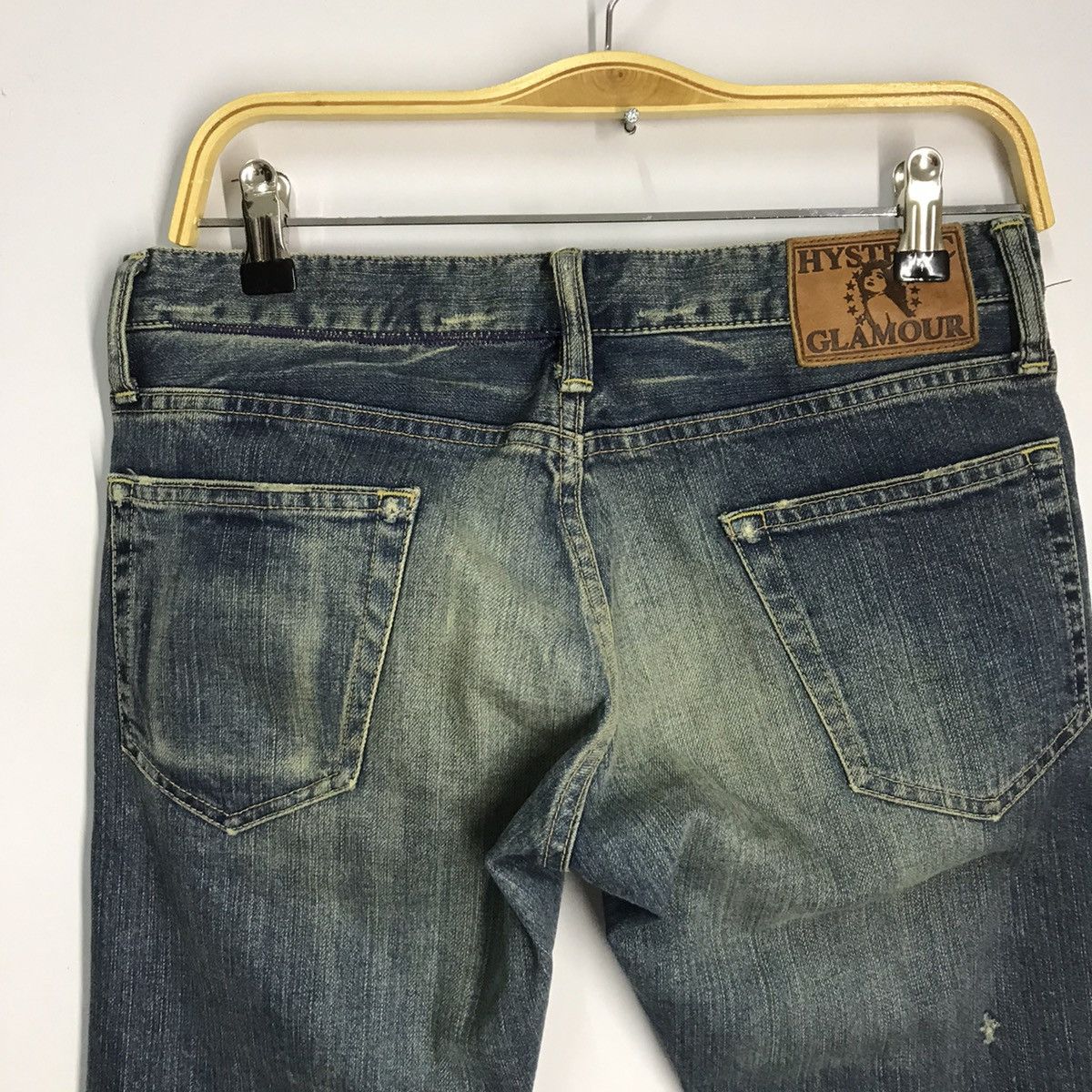Hysteric Glamour 🔥Hysteric Glamour Japan skinny fit Jeans patchwork Size US 29 - 12 Thumbnail