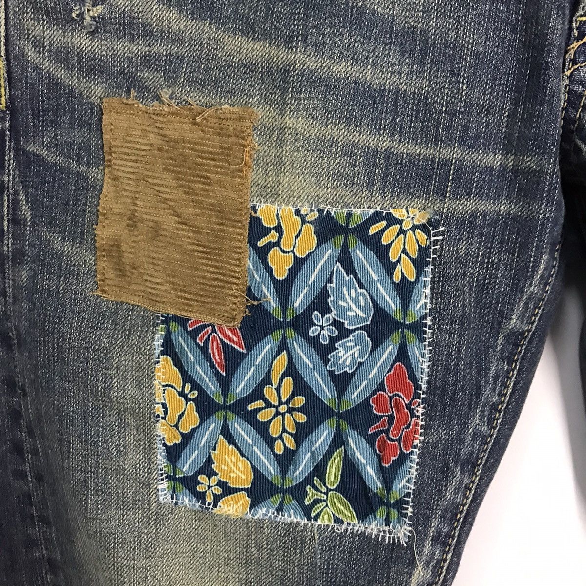 Hysteric Glamour 🔥Hysteric Glamour Japan skinny fit Jeans patchwork Size US 29 - 16 Thumbnail