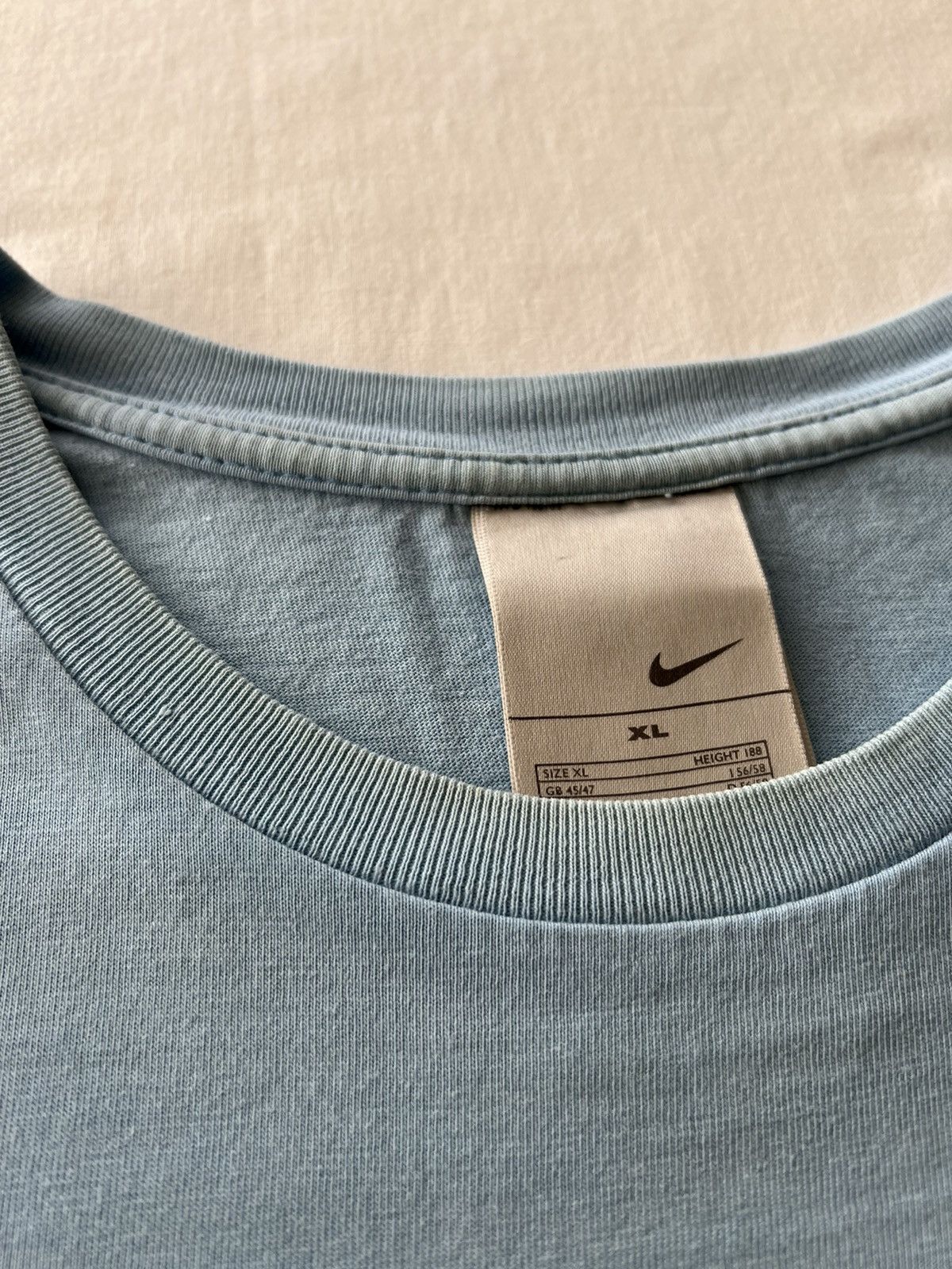 Nike Vintage 2000s Nike 3D Print Logo Streetwear Blue Tee Size US XL / EU 56 / 4 - 11 Thumbnail