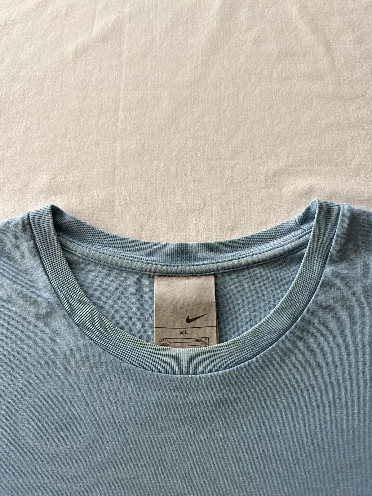 Nike Vintage 2000s Nike 3D Print Logo Streetwear Blue Tee Size US XL / EU 56 / 4 - 10 Thumbnail