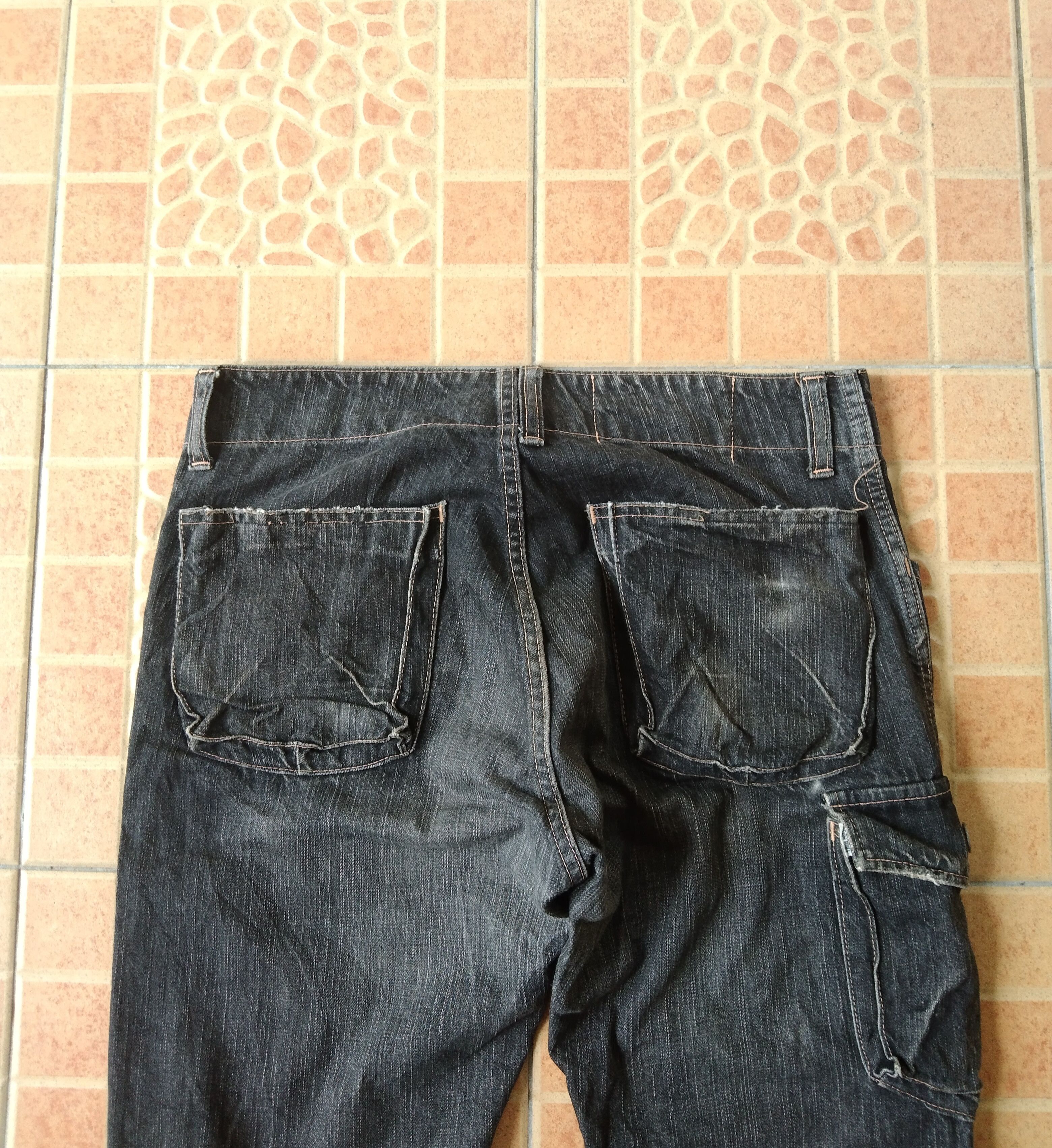 Johnbull DiSTRESSED RIPED CARGO JOHN BULL DENIM PANTS Size US 29 - 5 Thumbnail