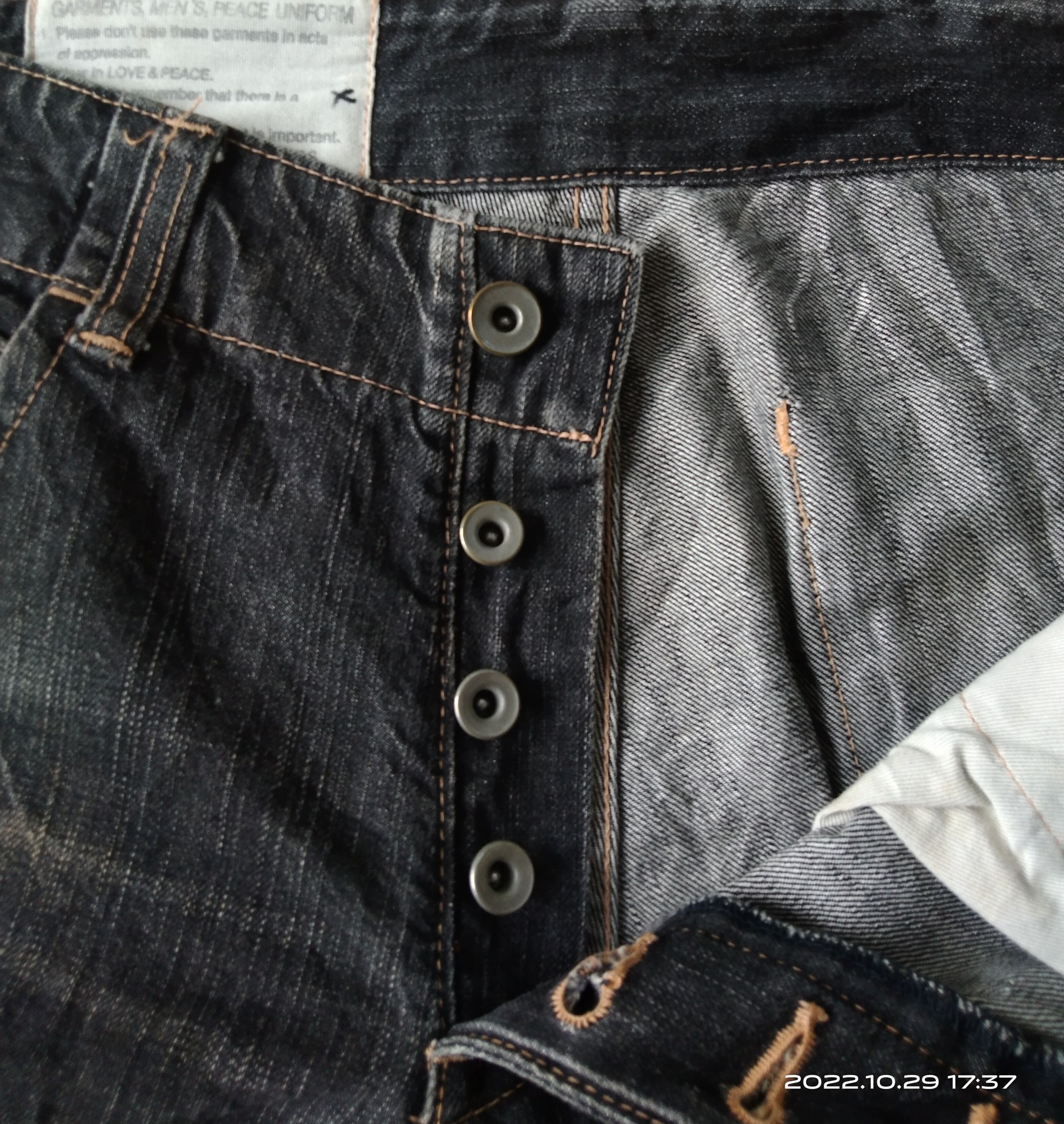 Johnbull DiSTRESSED RIPED CARGO JOHN BULL DENIM PANTS Size US 29 - 6 Thumbnail