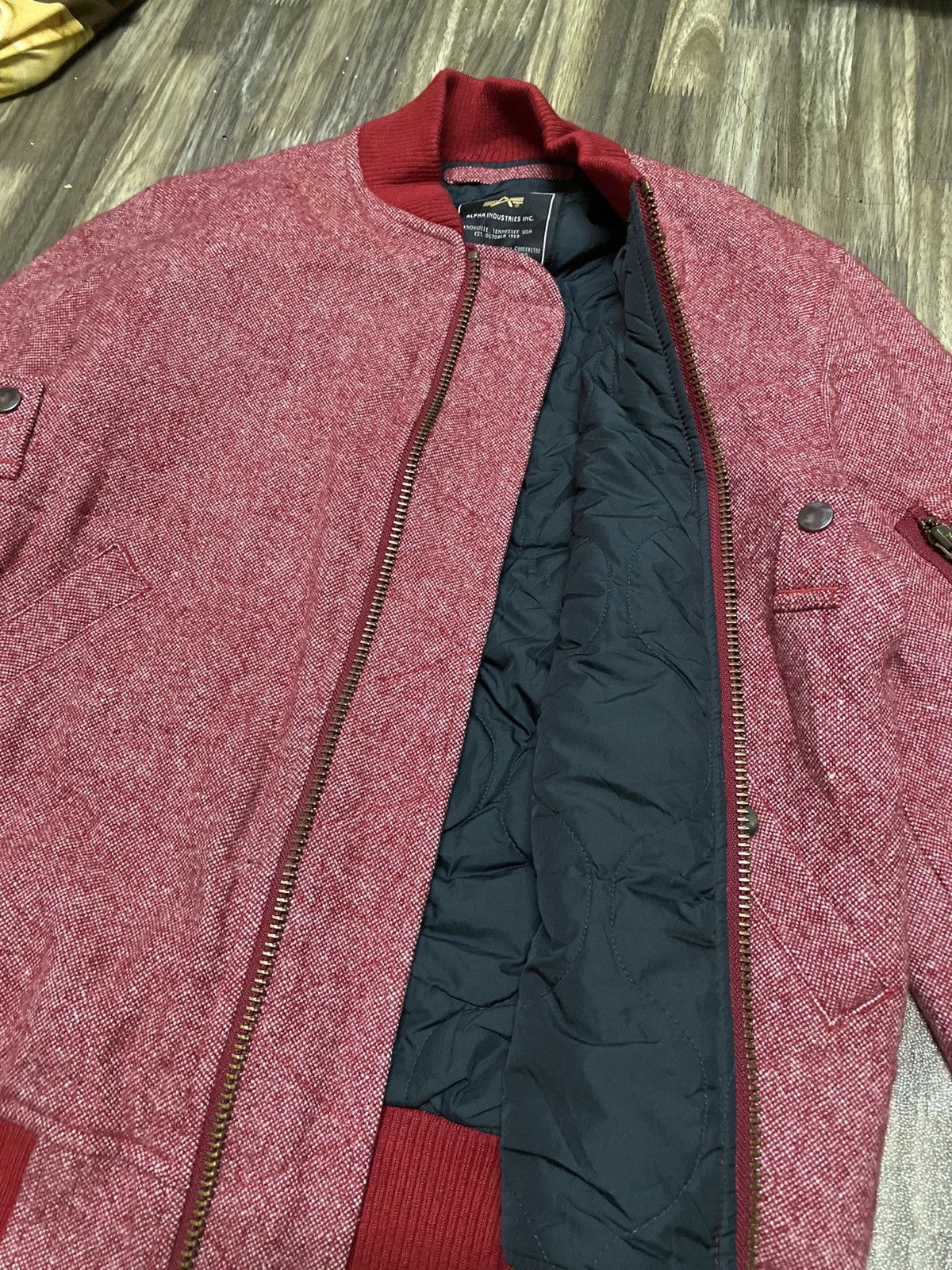 Alpha Industries × Vintage Offer‼️Vintage Alpha Industries Bomber Jacket Size US M / EU 48-50 / 2 - 5 Thumbnail