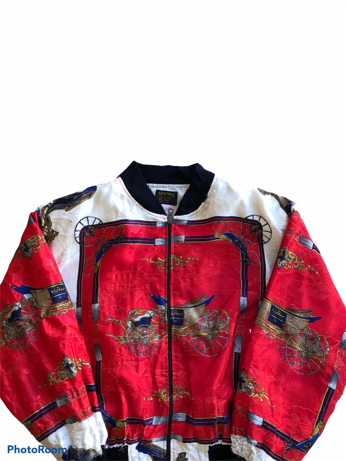 SikSilk SILK MILLS OVERPRINT ROYALS BOMBERS Size US L / EU 52-54 / 3 - 3 Thumbnail