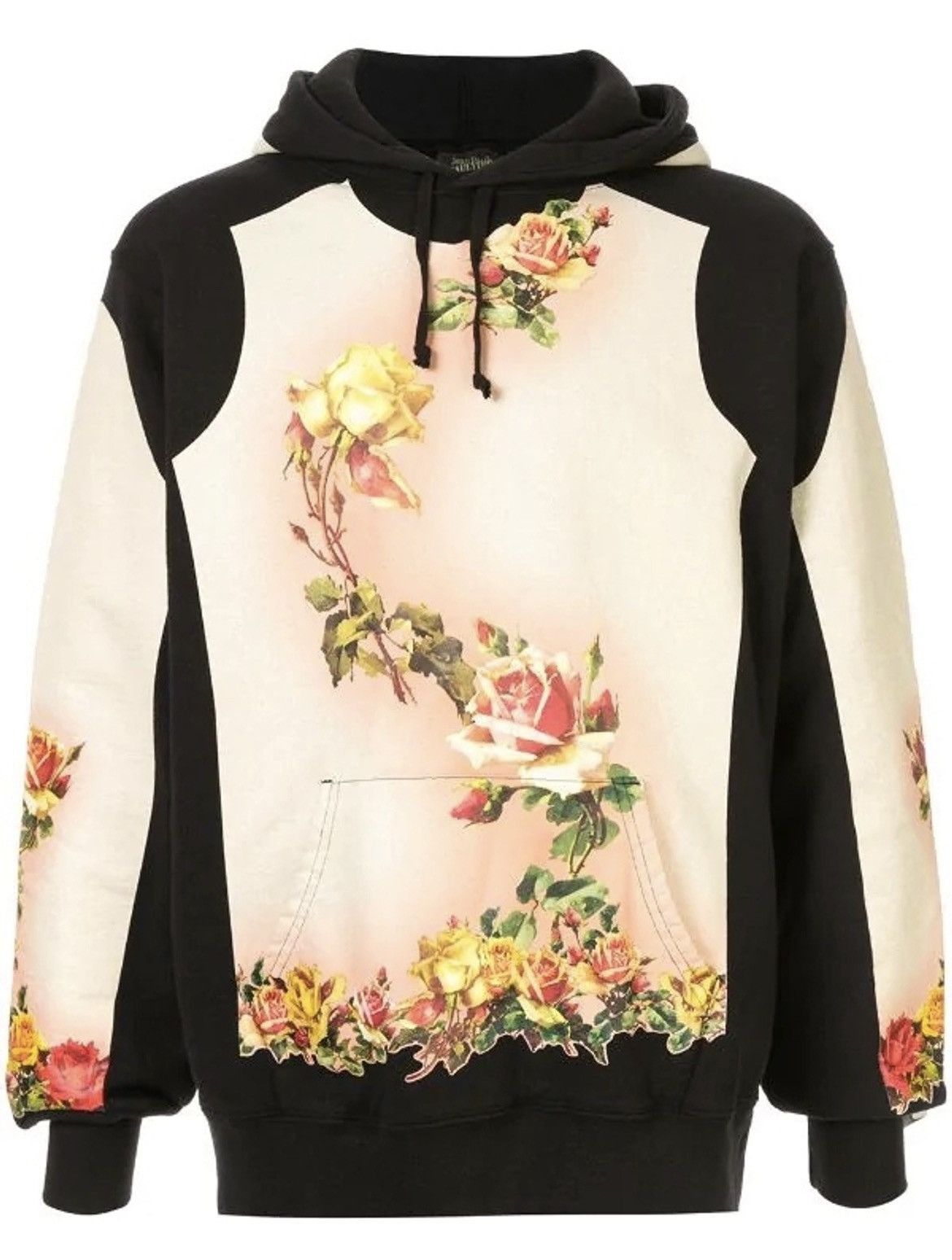 Jean Paul Gaultier Supreme Supreme JPG Floral Black Hoodie Grailed