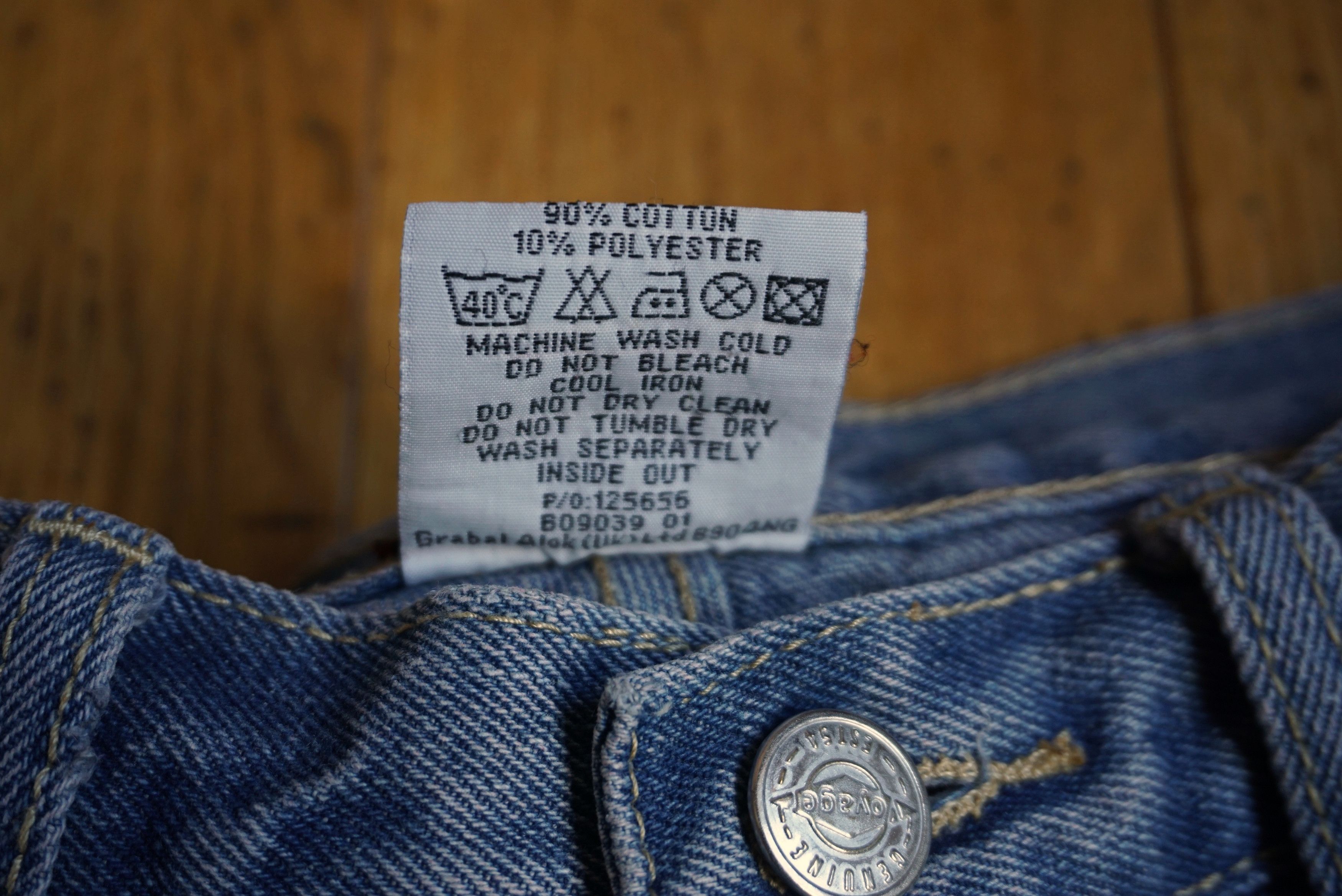 Vintage 90's true vintage Voyager jeans 30S 30/29 regular straight Size US 30 / EU 46 - 7 Thumbnail