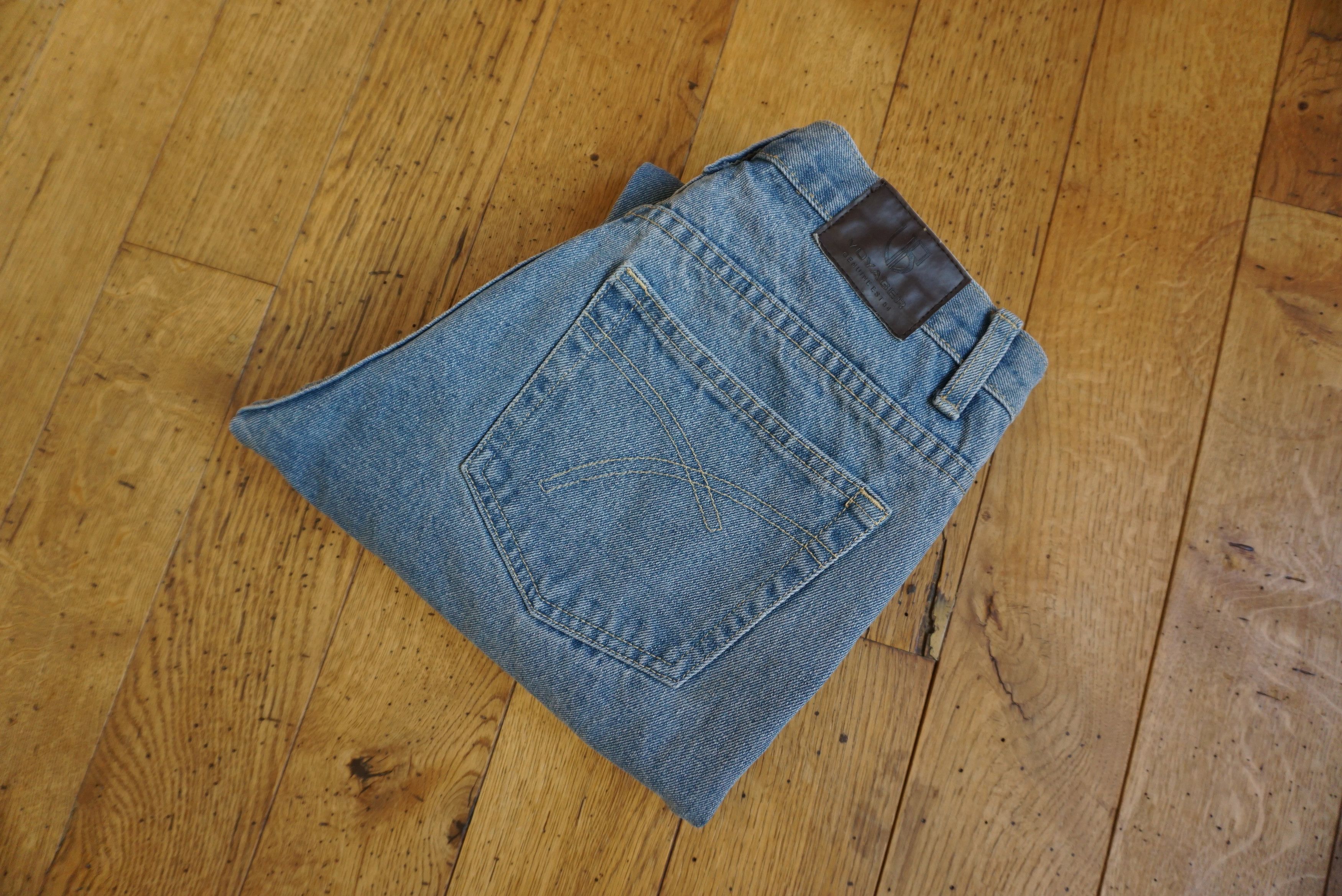 Vintage 90's true vintage Voyager jeans 30S 30/29 regular straight Size US 30 / EU 46 - 11 Thumbnail