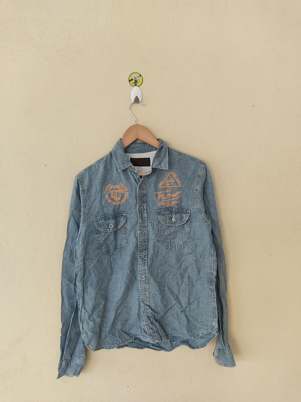 Japanese Brand VINTAGE CUBE SUGAR WORKWEAR CHAMBRAY Size US M / EU 48-50 / 2 - 2 Thumbnail