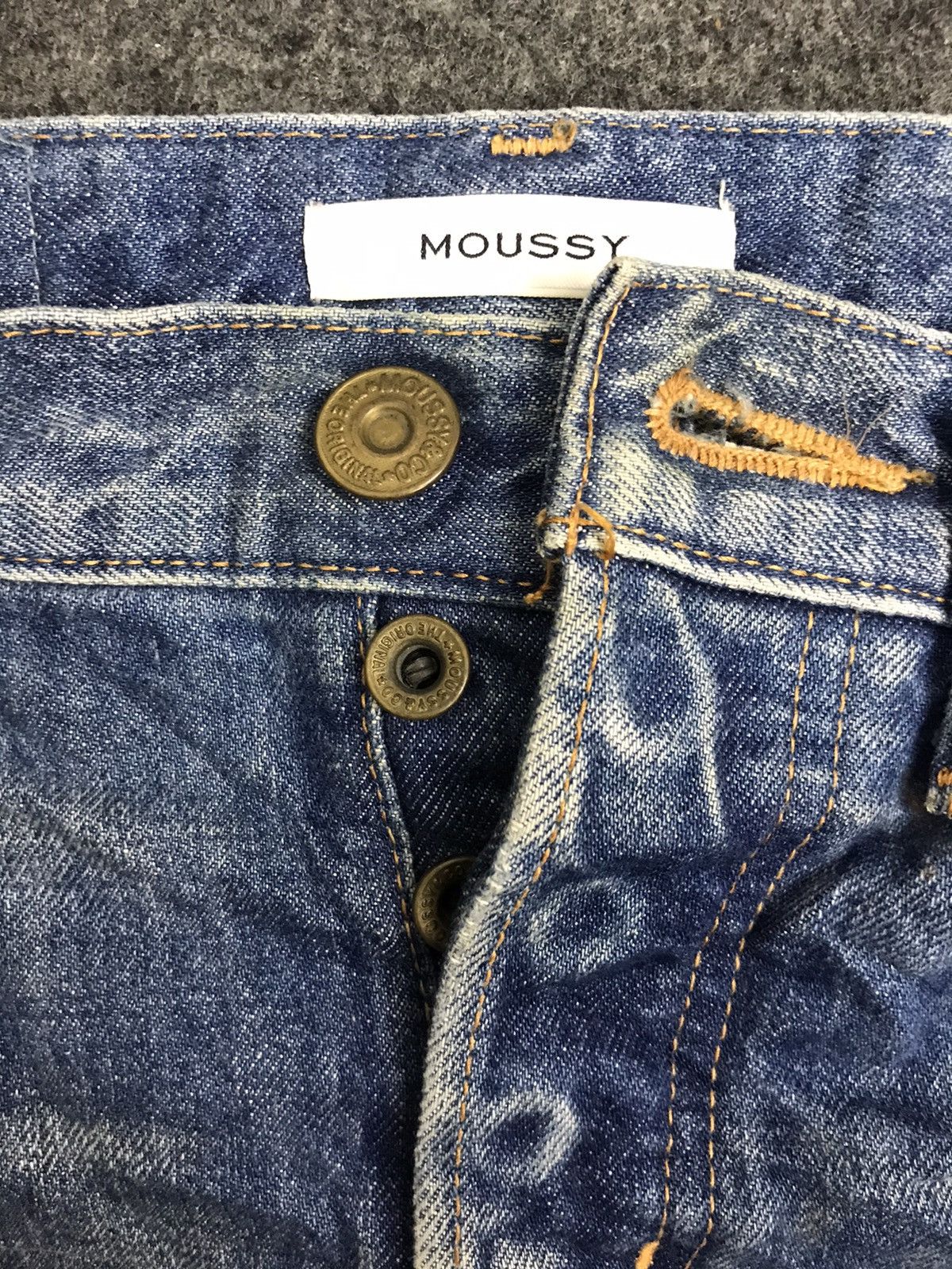 Vintage Vintage Mousy Finest Japanese Fabric Distressed Best Denim Size 28" / US 6 / IT 42 - 3 Thumbnail