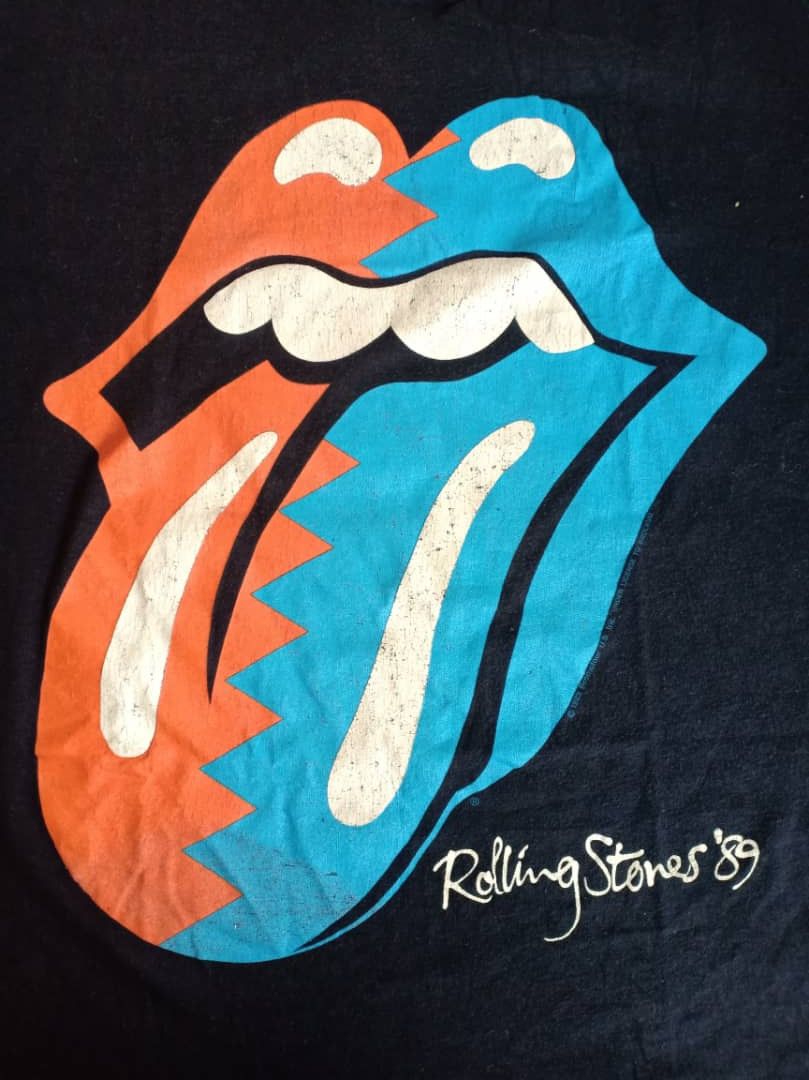 Band Tees × The Rolling Stones × Vintage Rolling Stone Tour Concert Rock Music Tshirt Size US XL / EU 56 / 4 - 5 Thumbnail