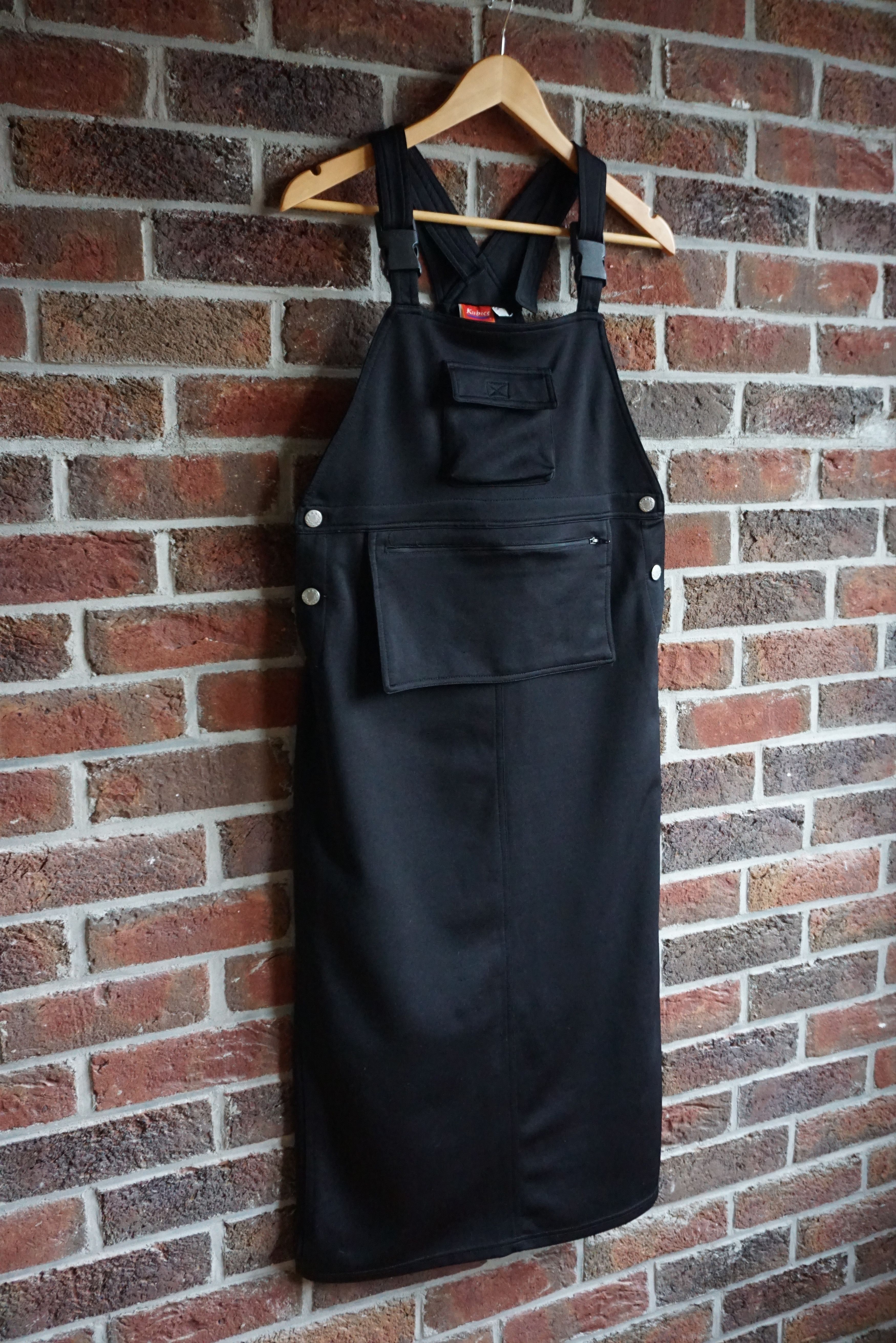 Retrofit True vintage dungaree dress Y2K 90s jersey pinafore S long Size S / US 4 / IT 40 - 17 Thumbnail