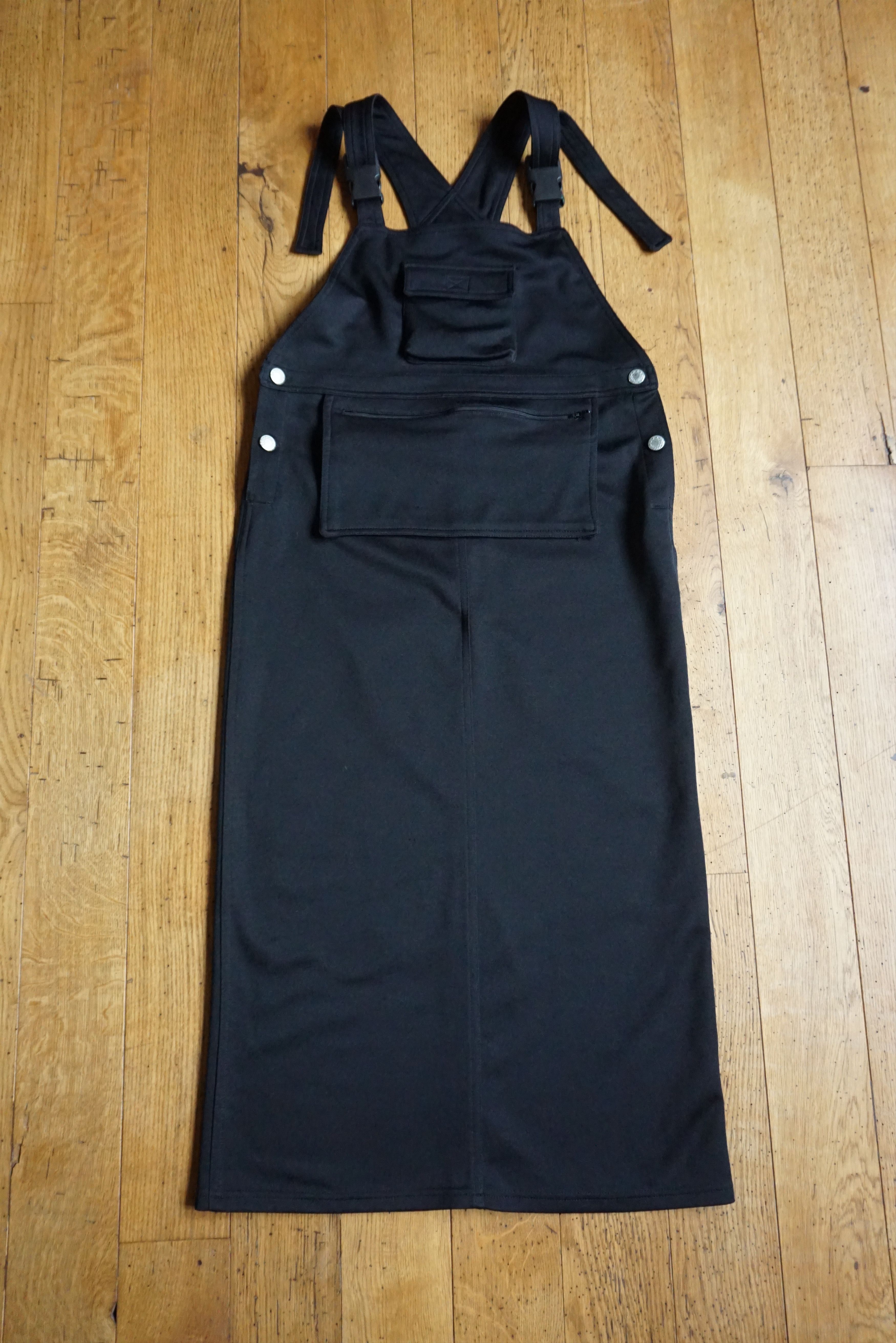 Retrofit True vintage dungaree dress Y2K 90s jersey pinafore S long Size S / US 4 / IT 40 - 22 Thumbnail