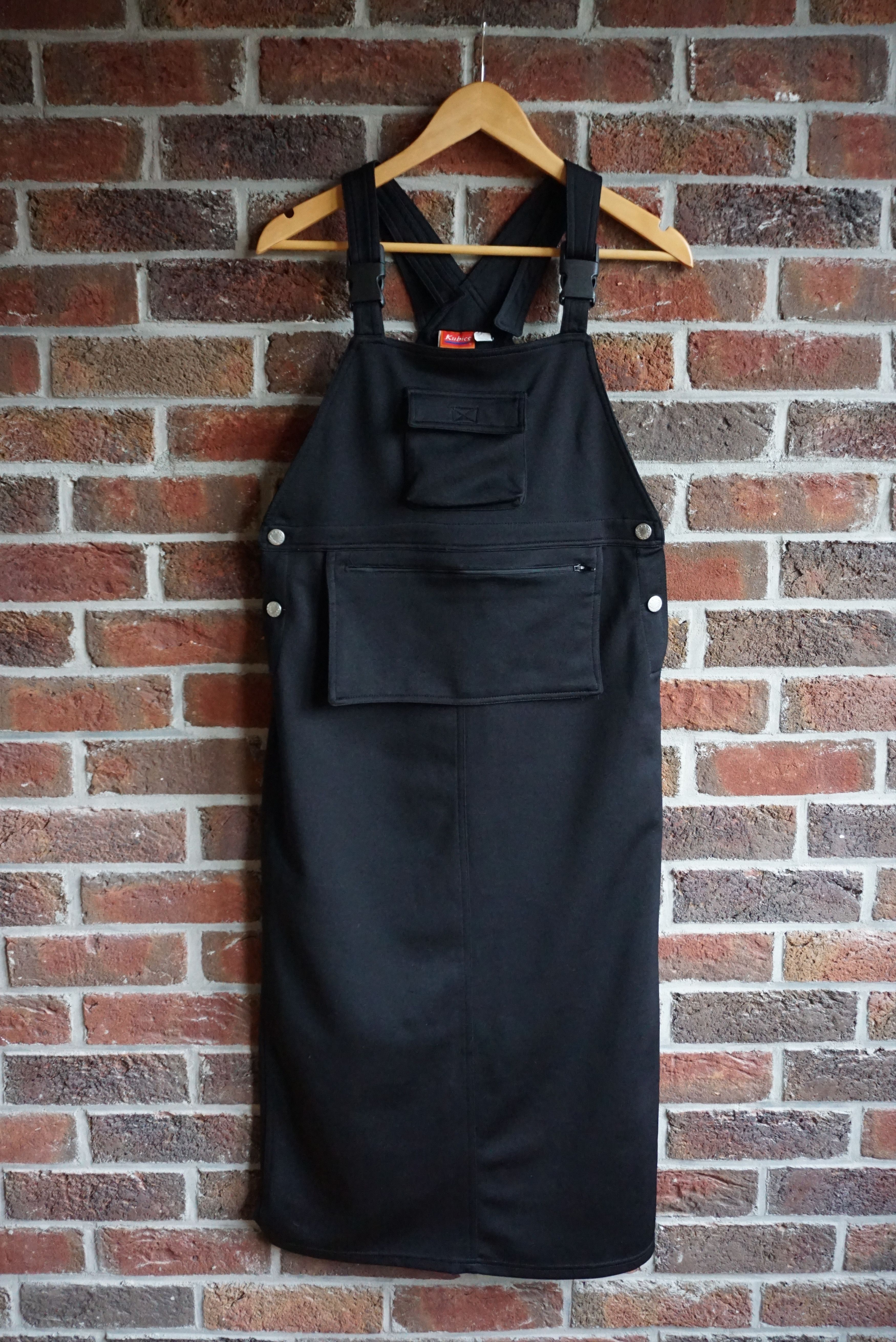 Retrofit True vintage dungaree dress Y2K 90s jersey pinafore S long Size S / US 4 / IT 40 - 2 Thumbnail