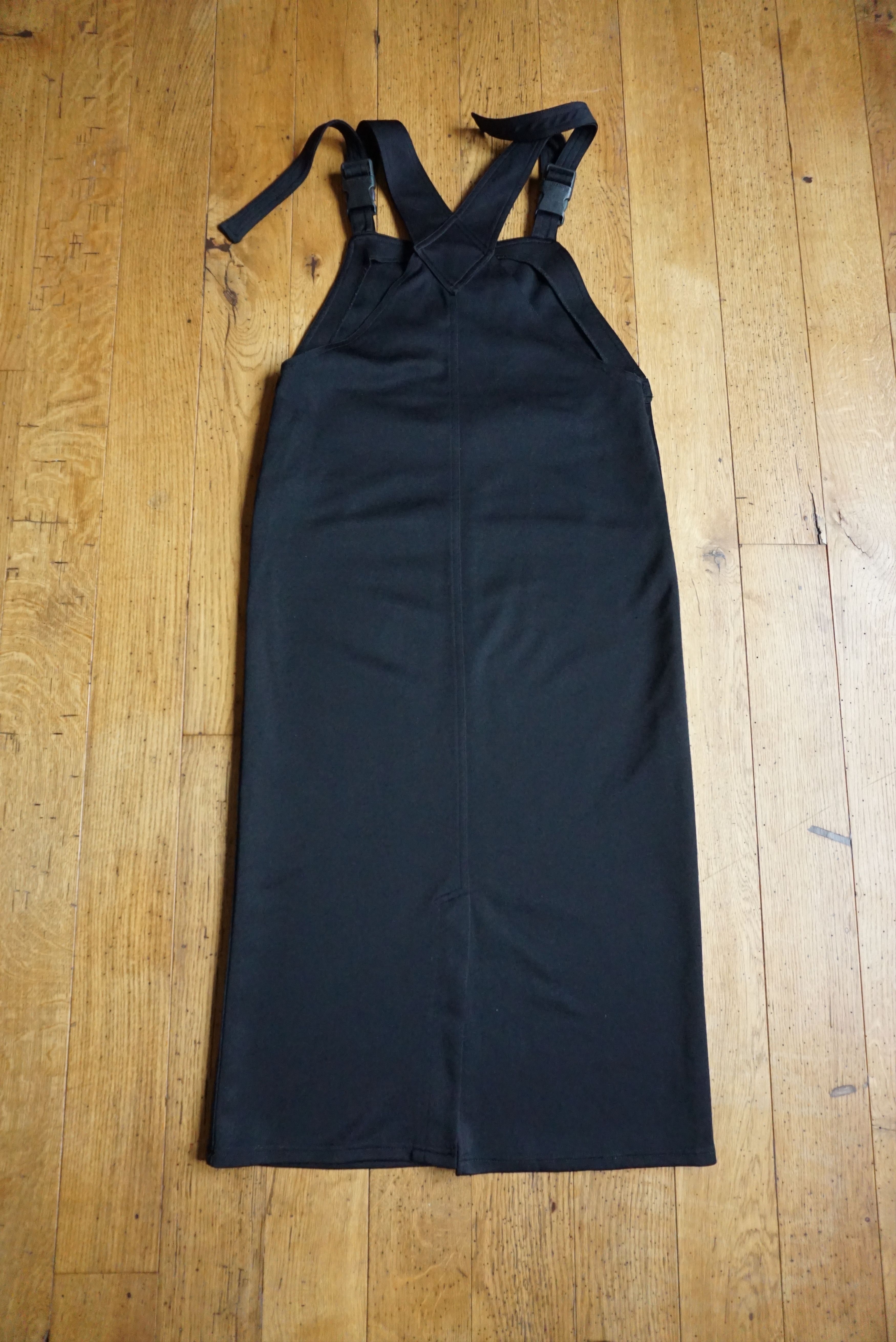 Retrofit True vintage dungaree dress Y2K 90s jersey pinafore S long Size S / US 4 / IT 40 - 25 Thumbnail