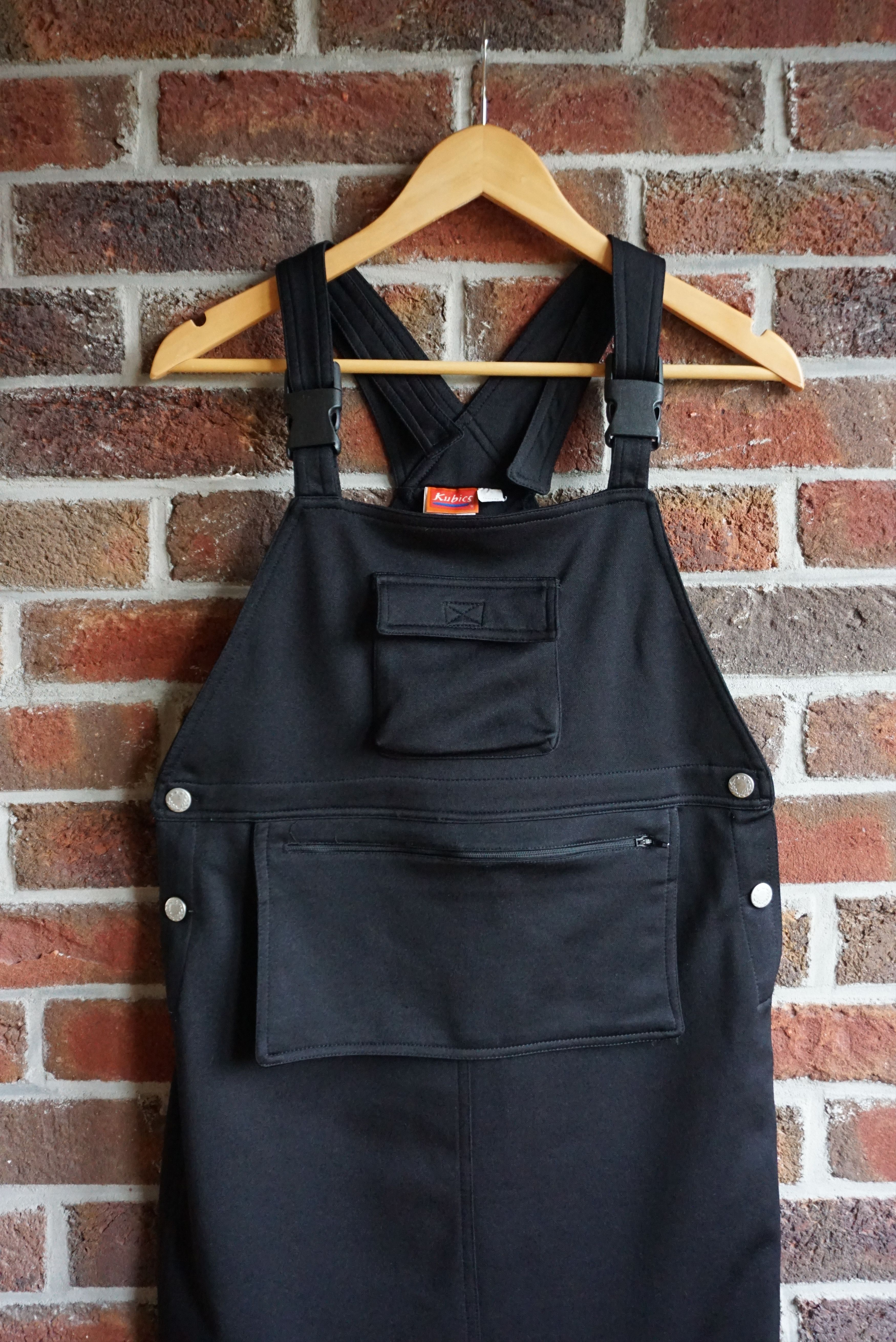 Retrofit True vintage dungaree dress Y2K 90s jersey pinafore S long Size S / US 4 / IT 40 - 18 Thumbnail