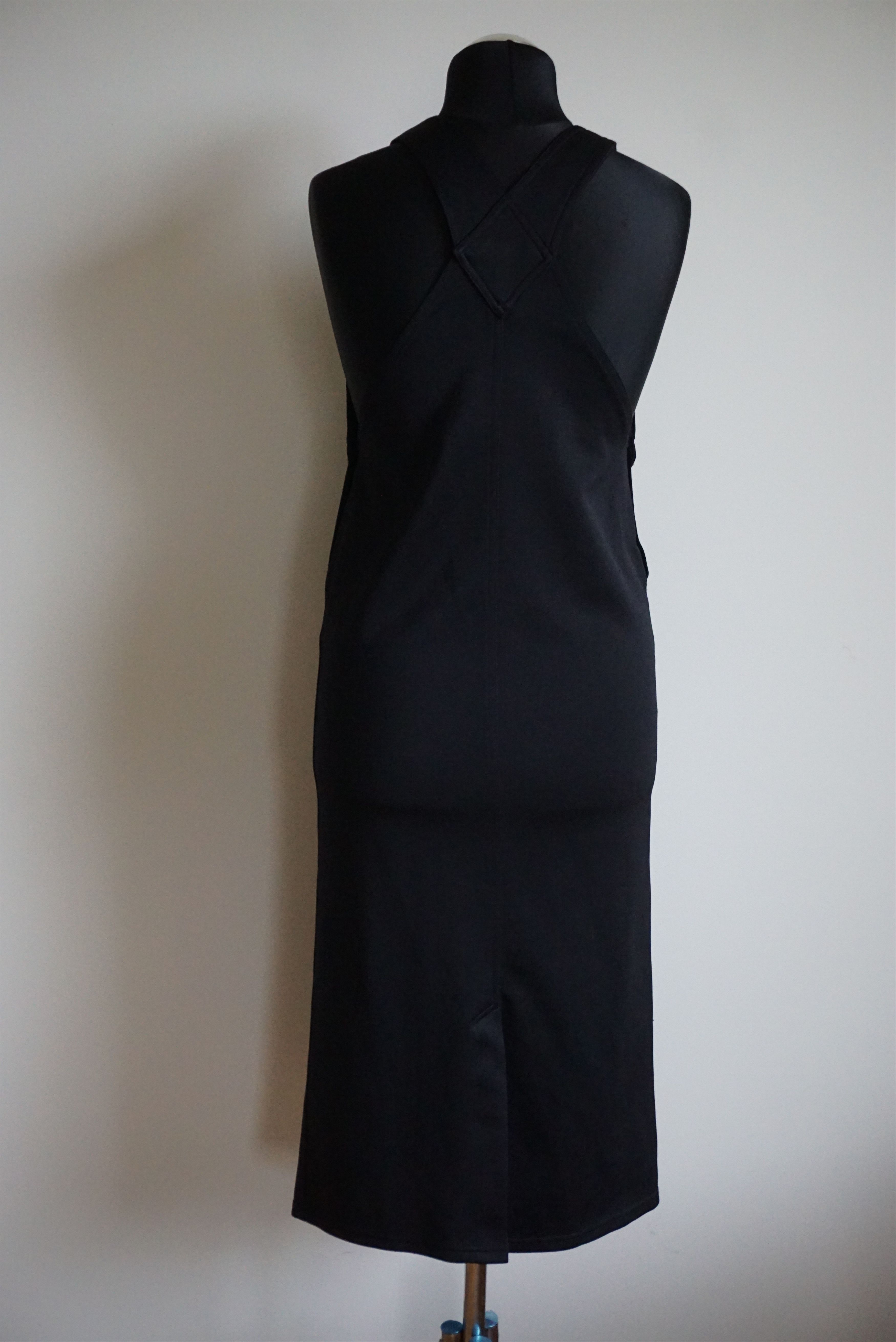 Retrofit True vintage dungaree dress Y2K 90s jersey pinafore S long Size S / US 4 / IT 40 - 12 Thumbnail