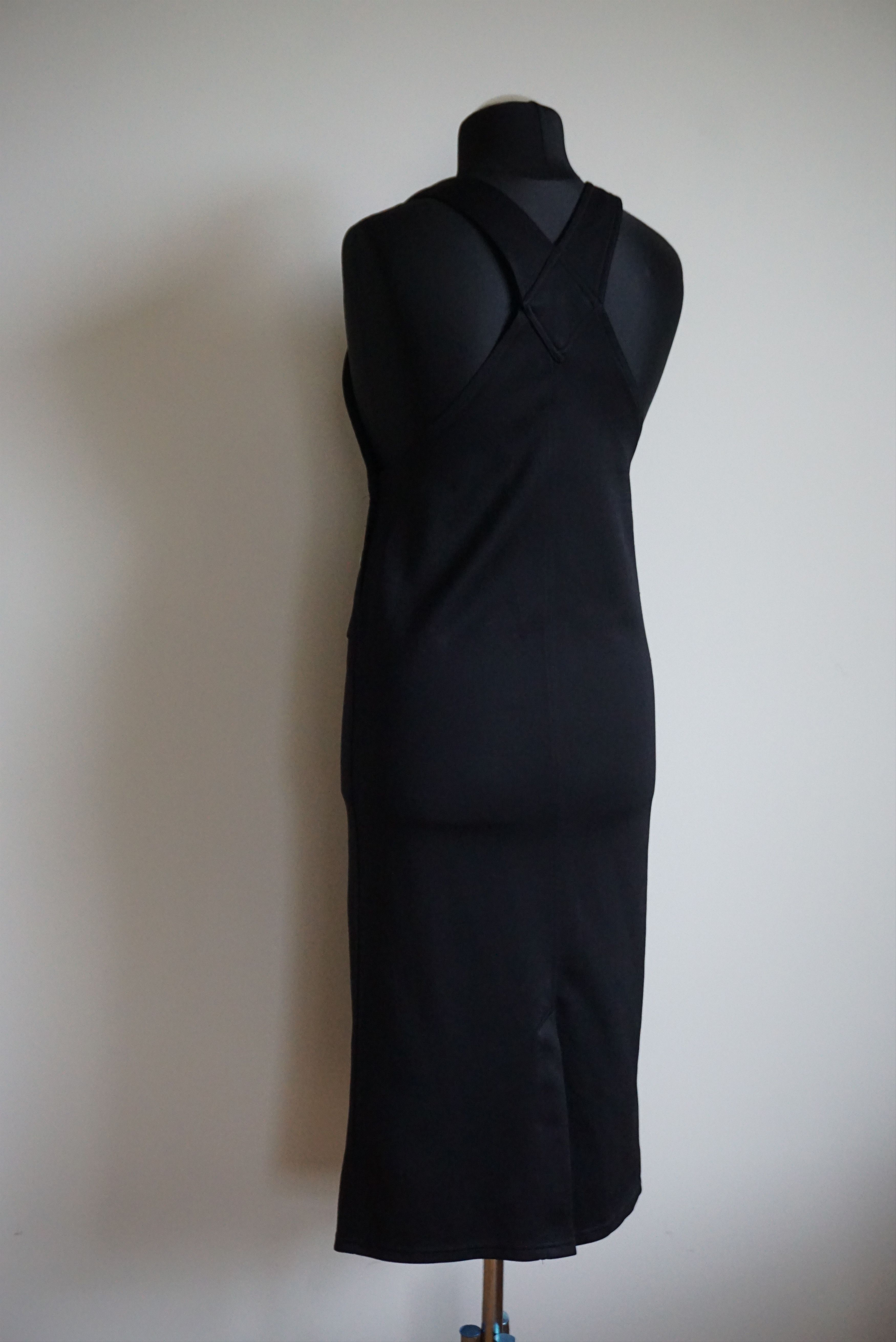Retrofit True vintage dungaree dress Y2K 90s jersey pinafore S long Size S / US 4 / IT 40 - 11 Thumbnail