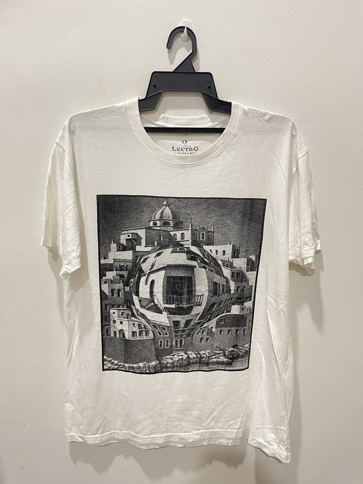 M.c Esher Balcony Cool Art Print Tee