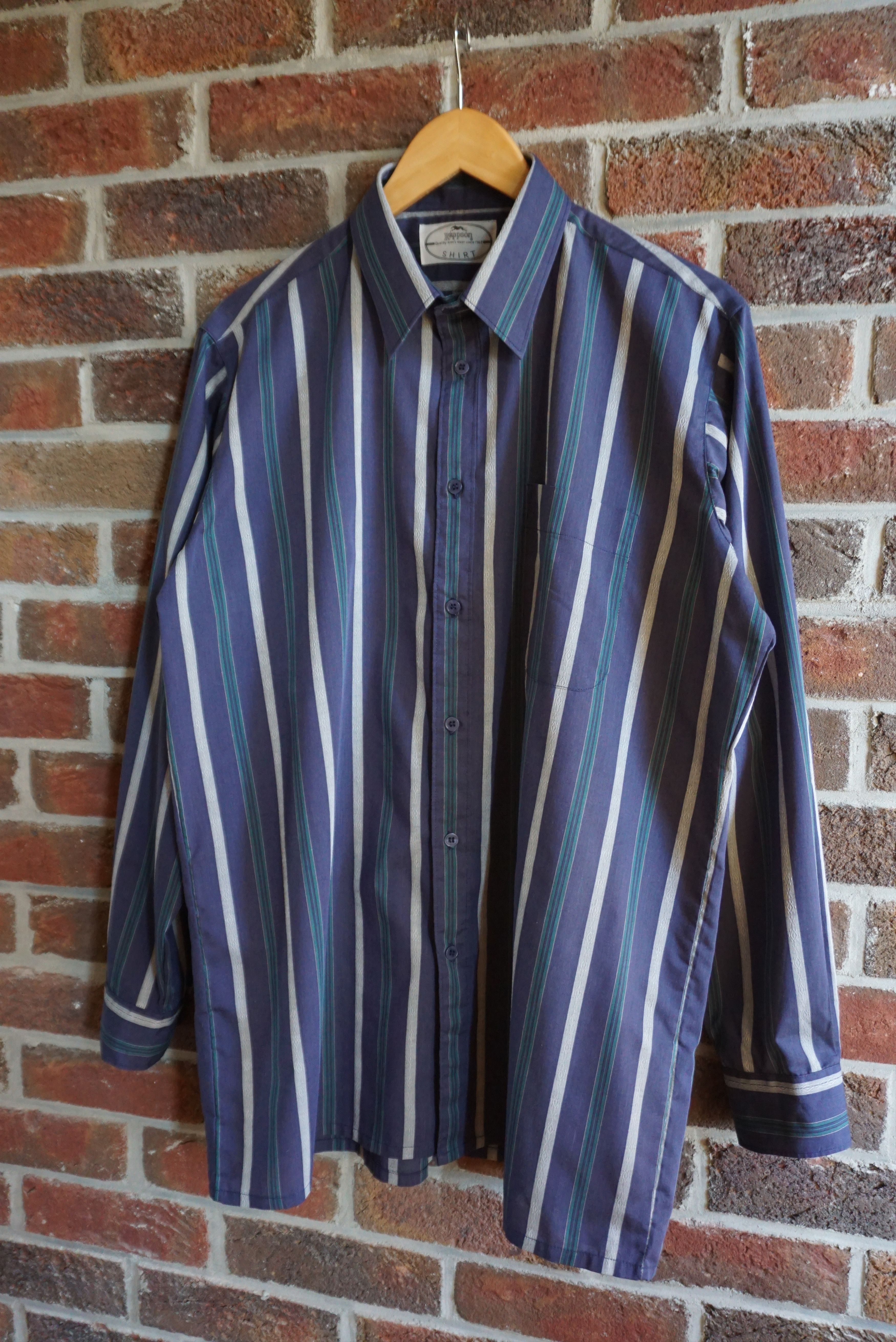 Vintage Y2K vintage Rappson shirt L Large top casual striped paisley Size US L / EU 52-54 / 3 - 14 Thumbnail
