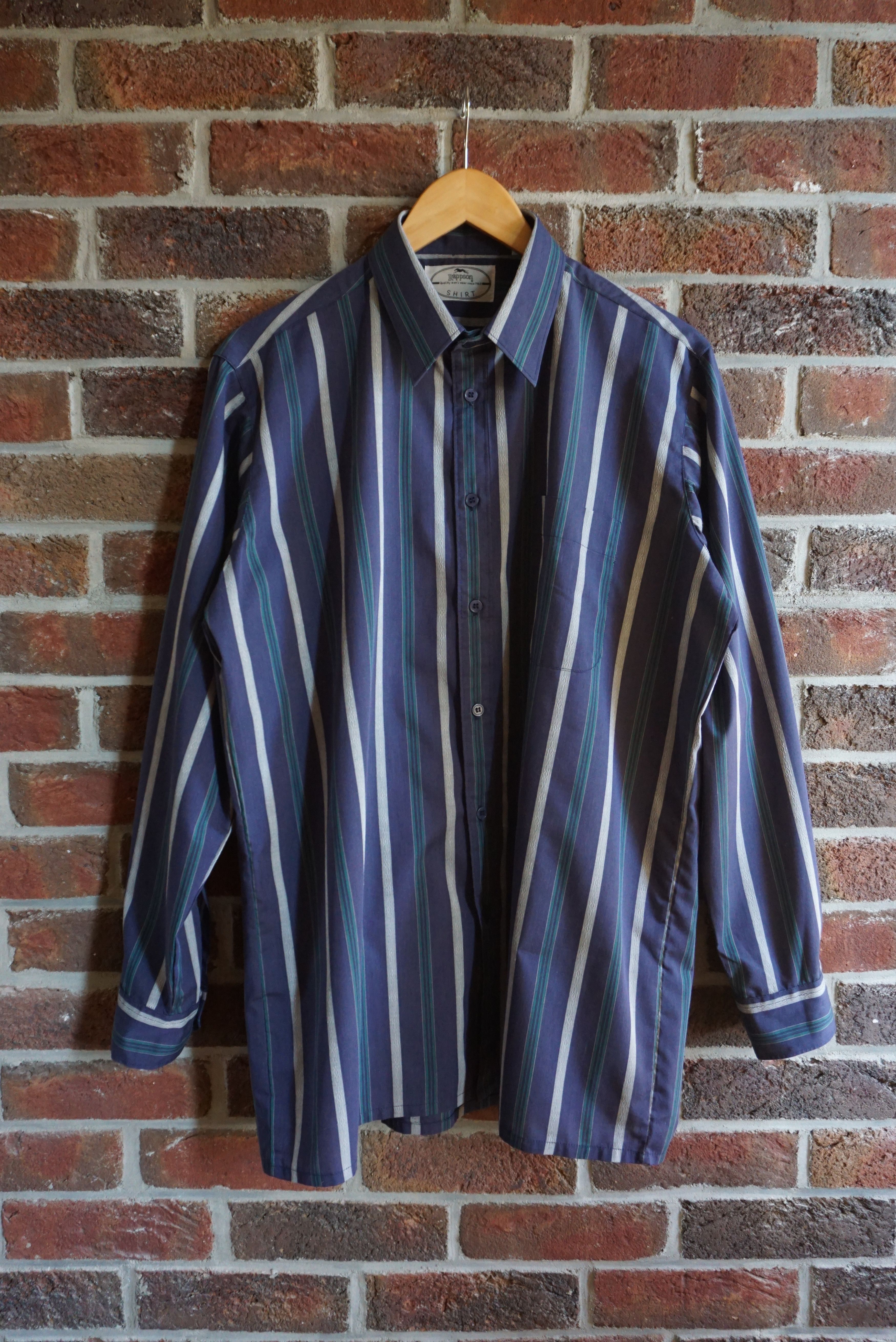 Vintage Y2K vintage Rappson shirt L Large top casual striped paisley Size US L / EU 52-54 / 3 - 1 Thumbnail