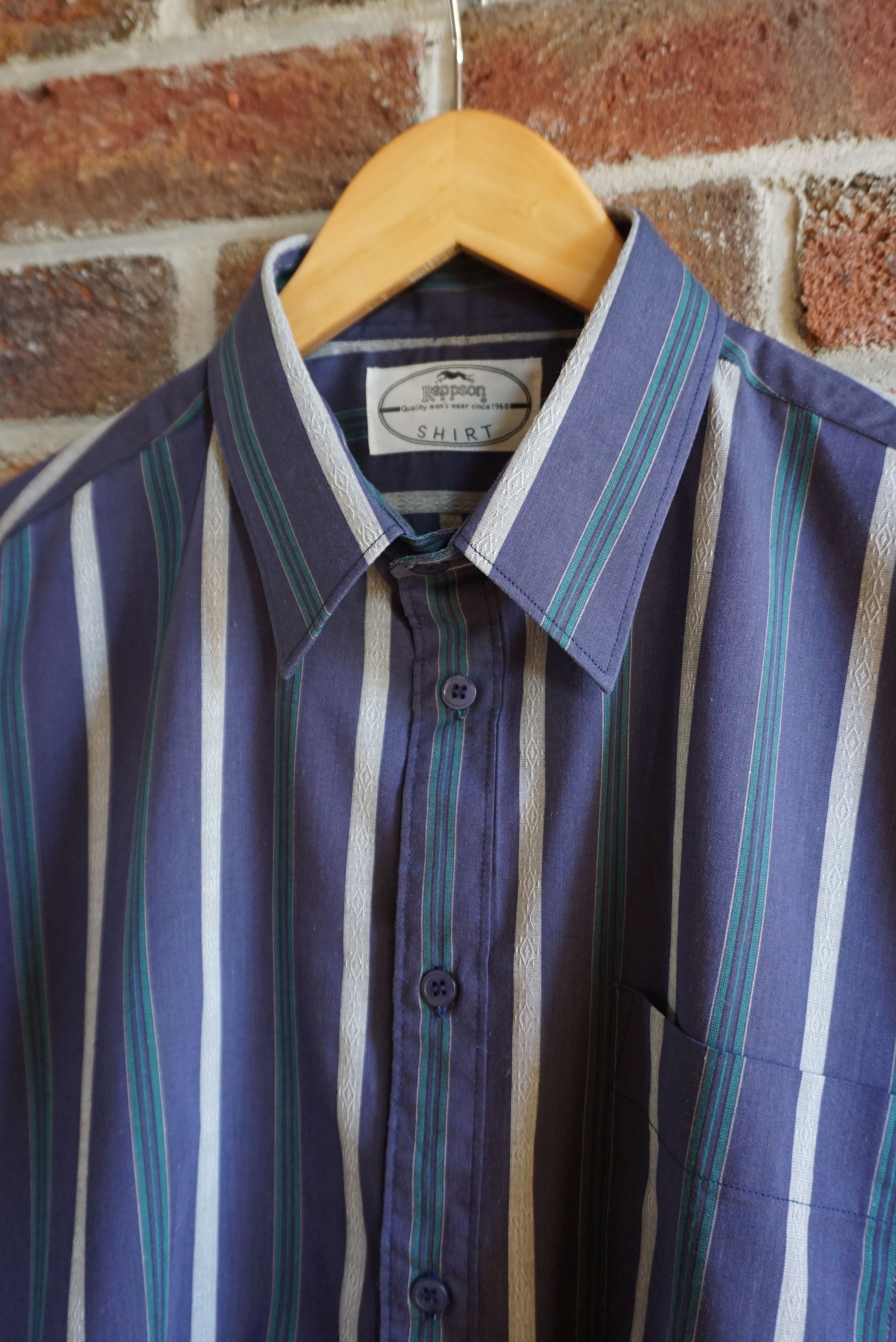 Vintage Y2K vintage Rappson shirt L Large top casual striped paisley Size US L / EU 52-54 / 3 - 12 Thumbnail