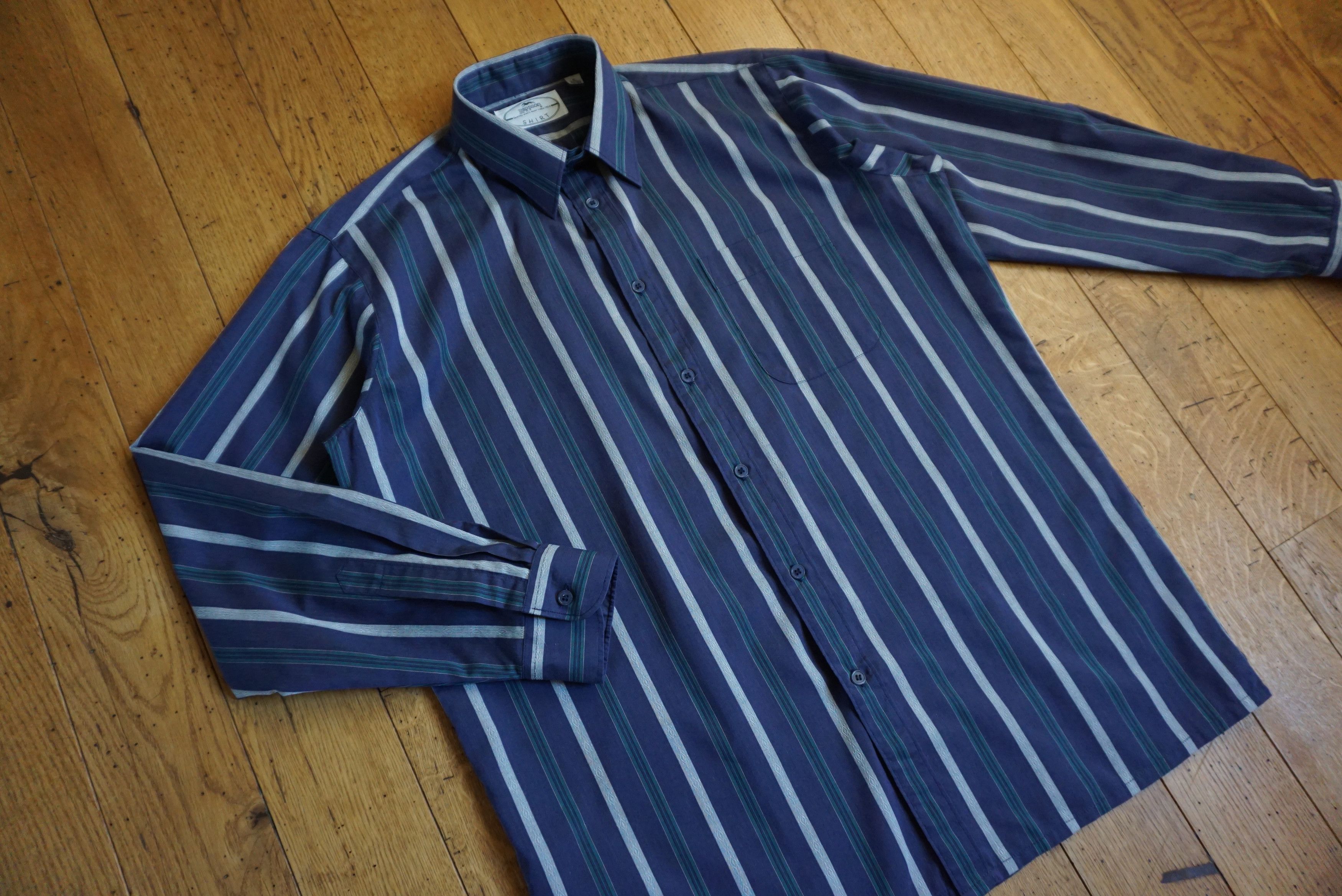 Vintage Y2K vintage Rappson shirt L Large top casual striped paisley Size US L / EU 52-54 / 3 - 4 Thumbnail