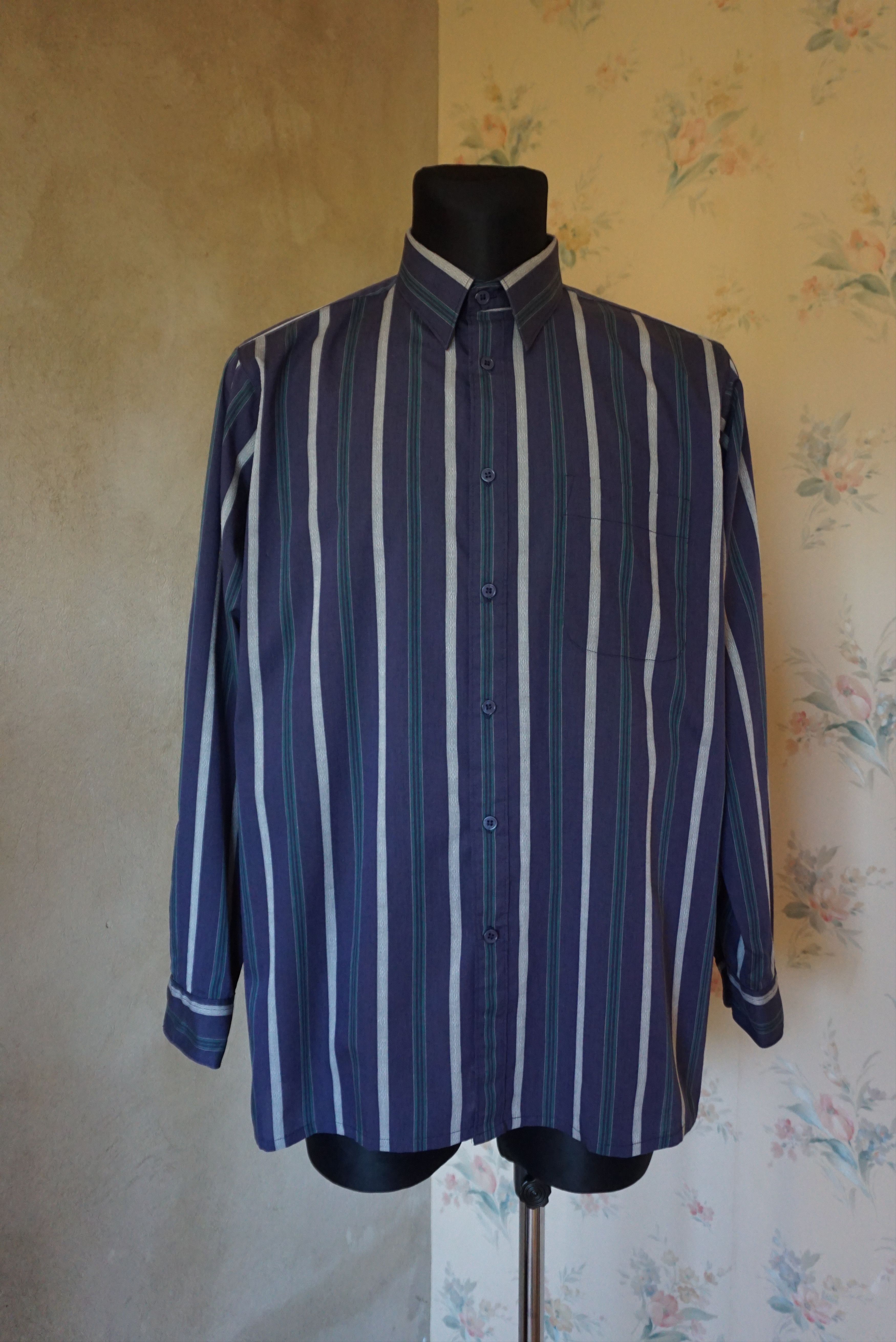 Vintage Y2K vintage Rappson shirt L Large top casual striped paisley Size US L / EU 52-54 / 3 - 2 Thumbnail