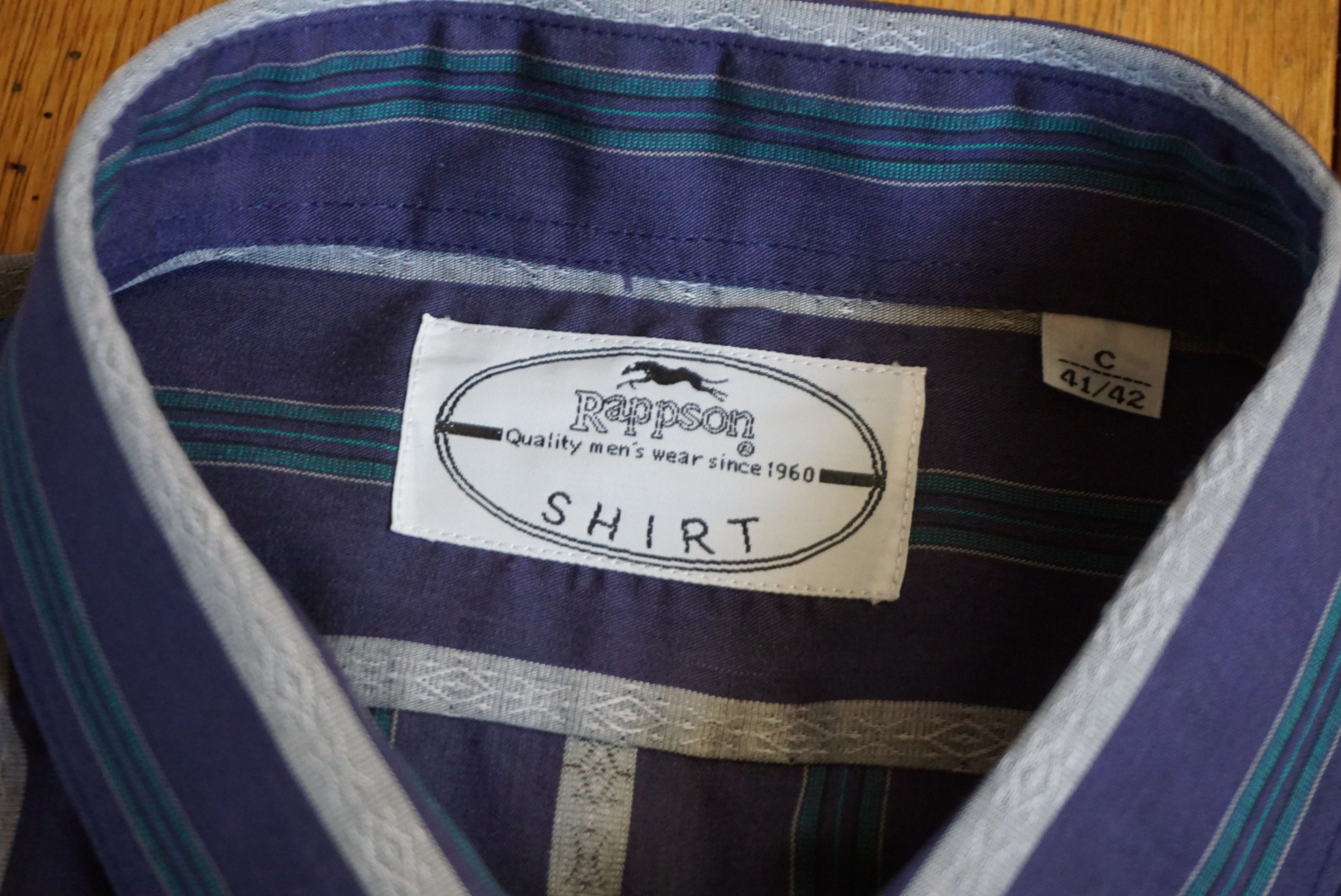 Vintage Y2K vintage Rappson shirt L Large top casual striped paisley Size US L / EU 52-54 / 3 - 18 Thumbnail