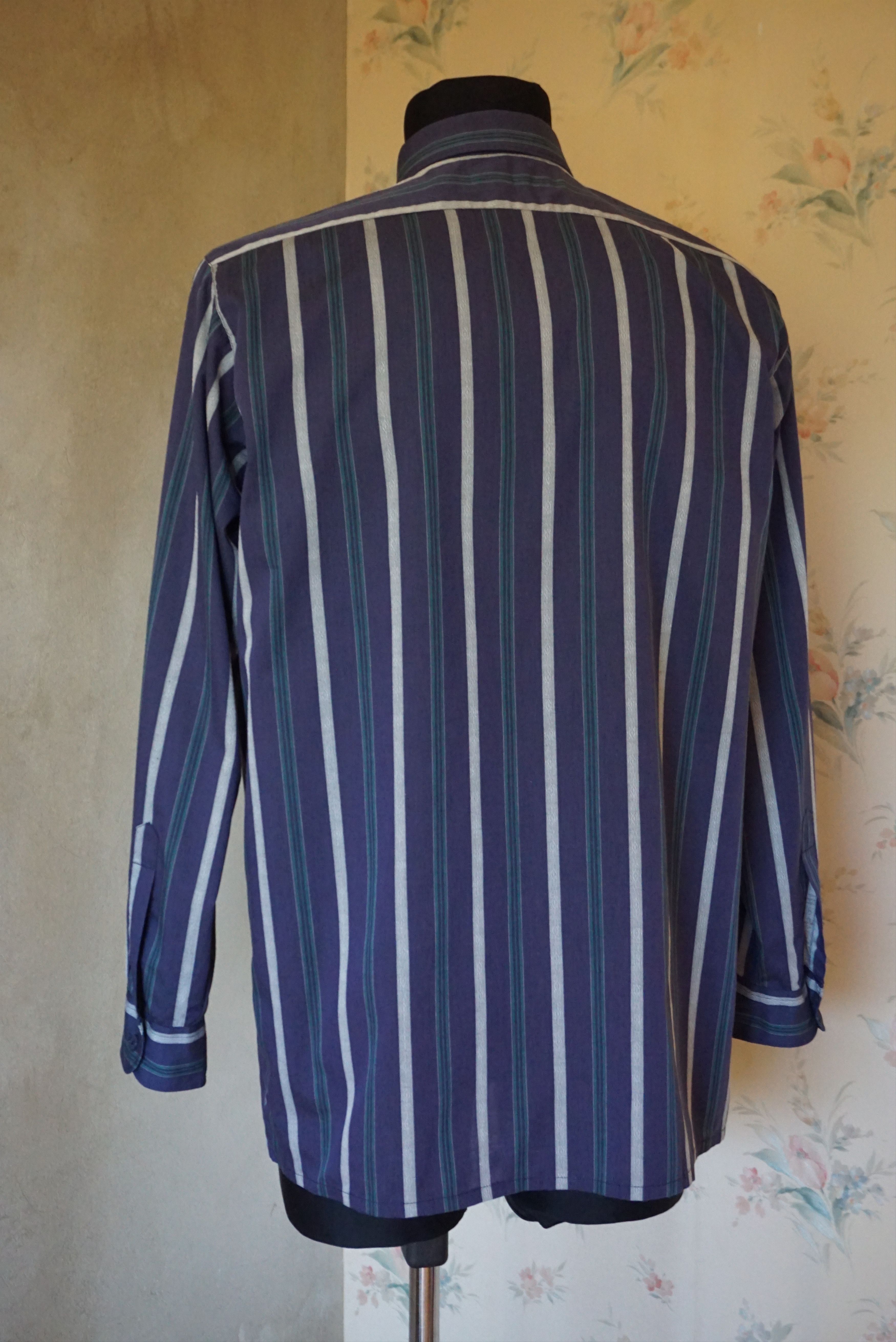 Vintage Y2K vintage Rappson shirt L Large top casual striped paisley Size US L / EU 52-54 / 3 - 13 Thumbnail