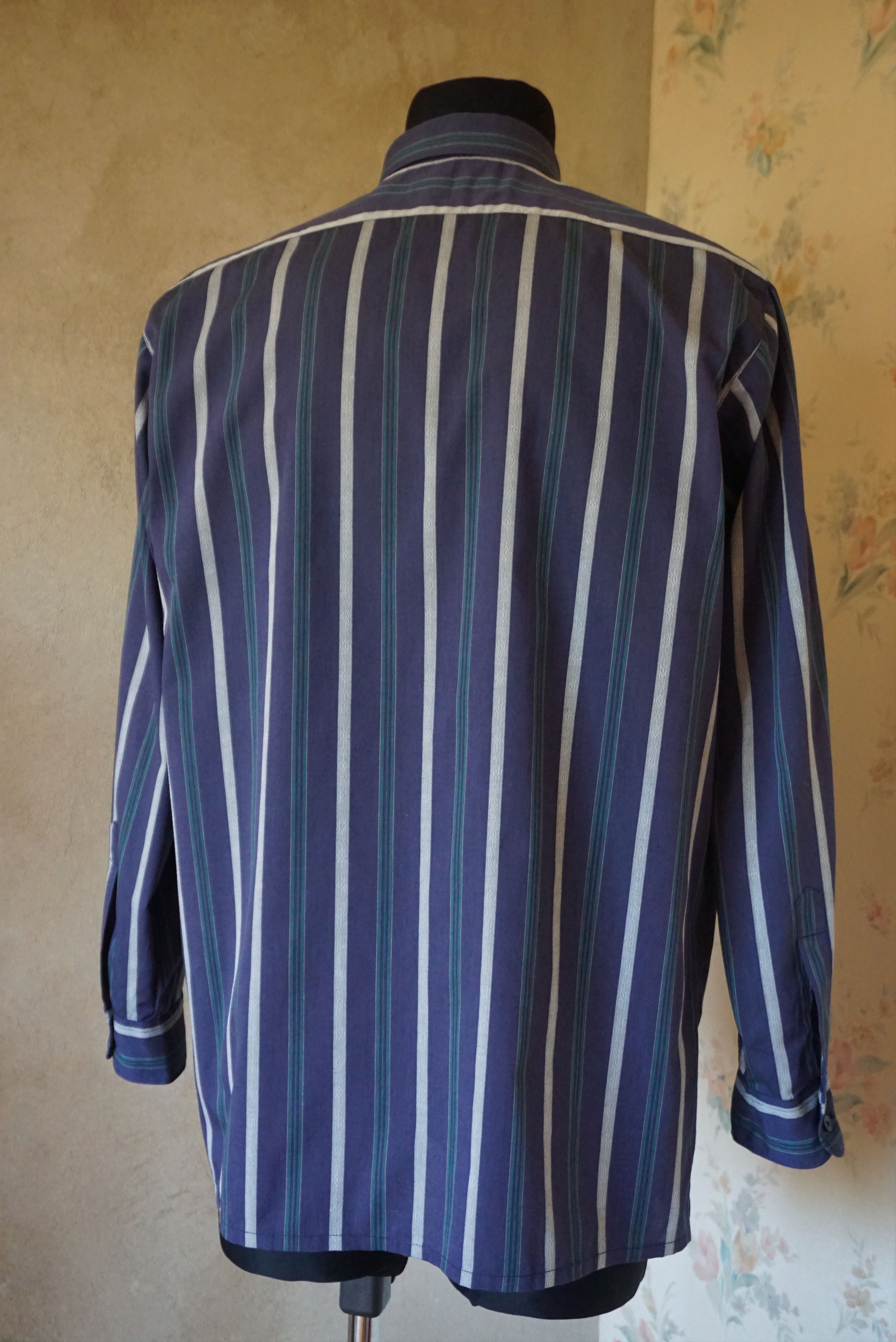 Vintage Y2K vintage Rappson shirt L Large top casual striped paisley Size US L / EU 52-54 / 3 - 15 Thumbnail