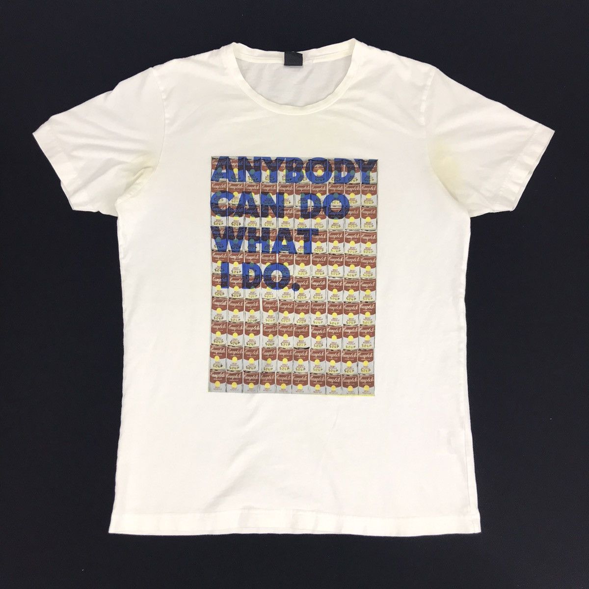 Andy Warhol Andy Warhol Campbell Beef Soup Big Logo Spell Out Size US M / EU 48-50 / 2 - 1 Thumbnail