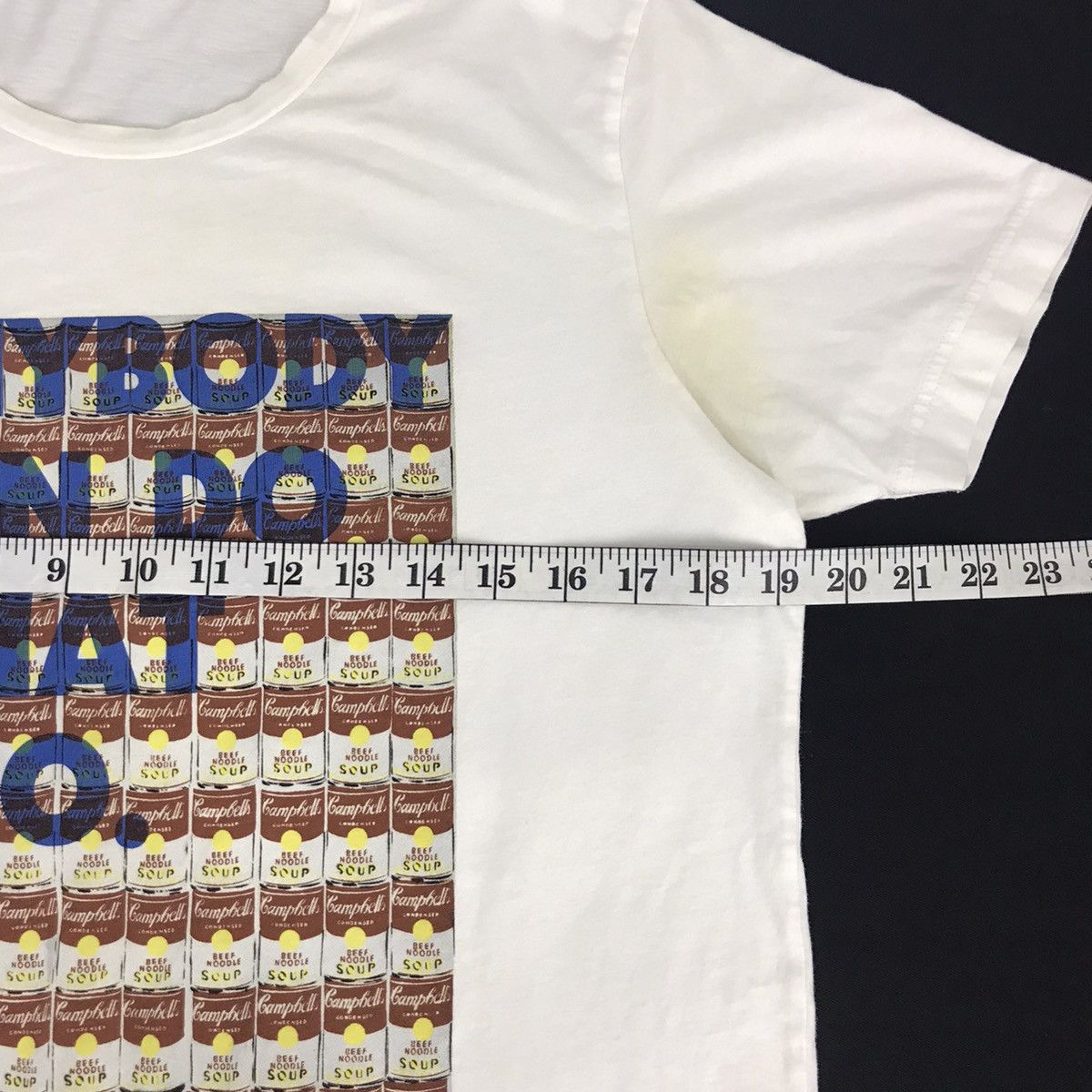 Andy Warhol Andy Warhol Campbell Beef Soup Big Logo Spell Out Size US M / EU 48-50 / 2 - 6 Thumbnail