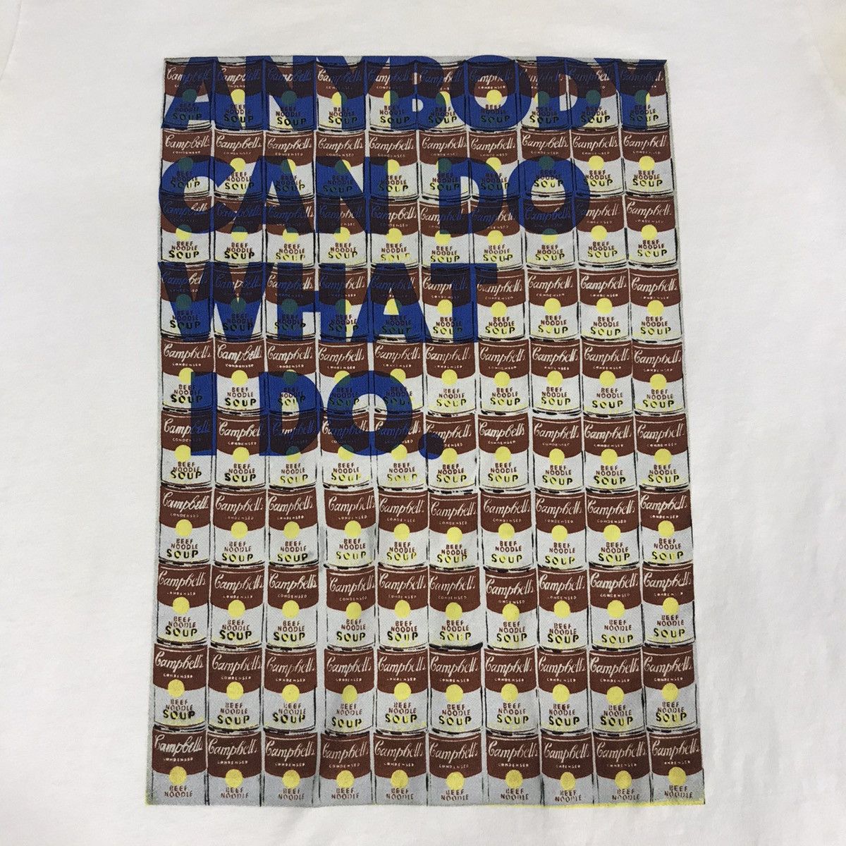 Andy Warhol Andy Warhol Campbell Beef Soup Big Logo Spell Out Size US M / EU 48-50 / 2 - 2 Thumbnail