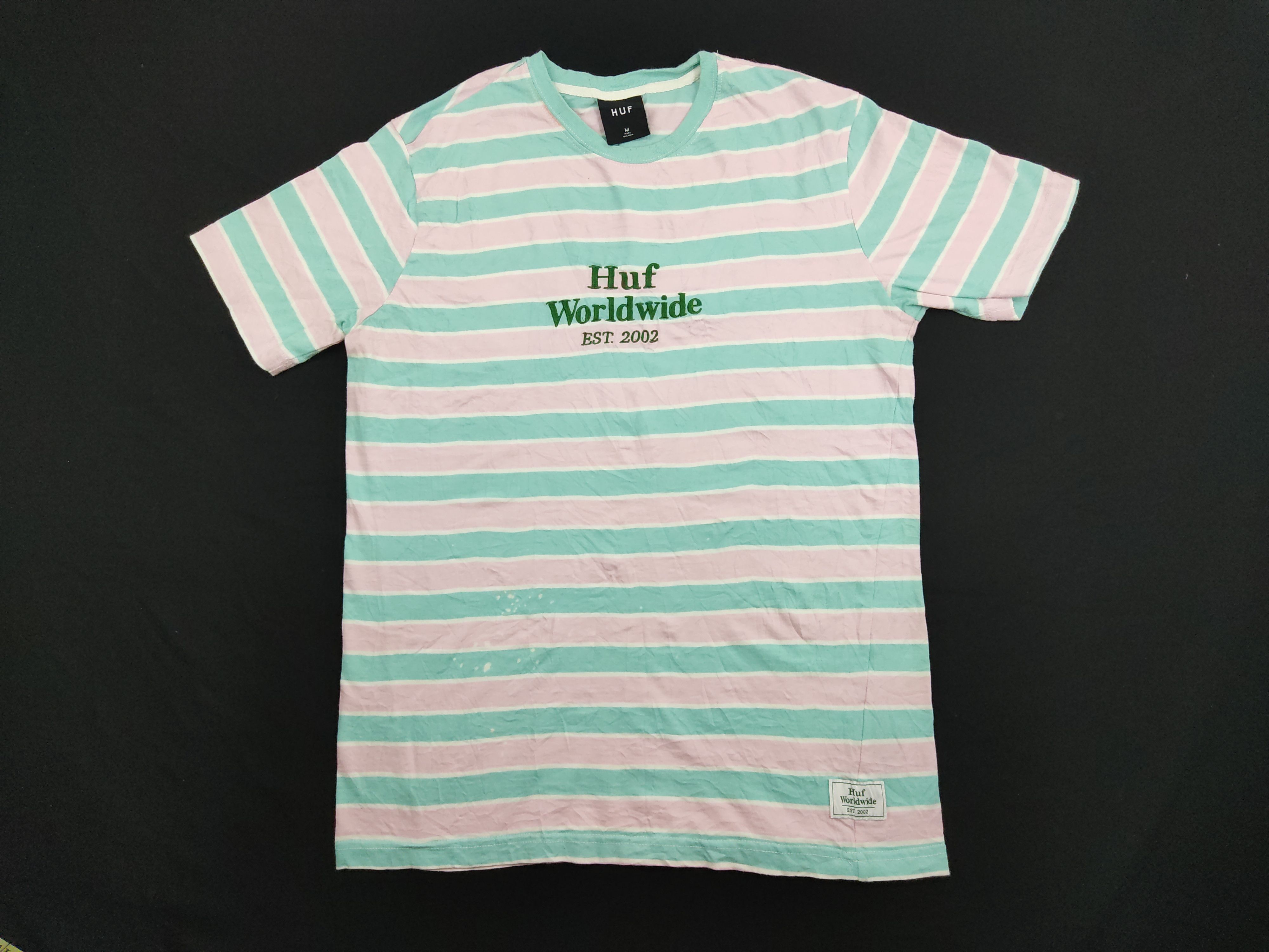 Huf Huf Worldwide Embroidery Logo Street Wear Striped Size US M / EU 48-50 / 2 - 1 Thumbnail