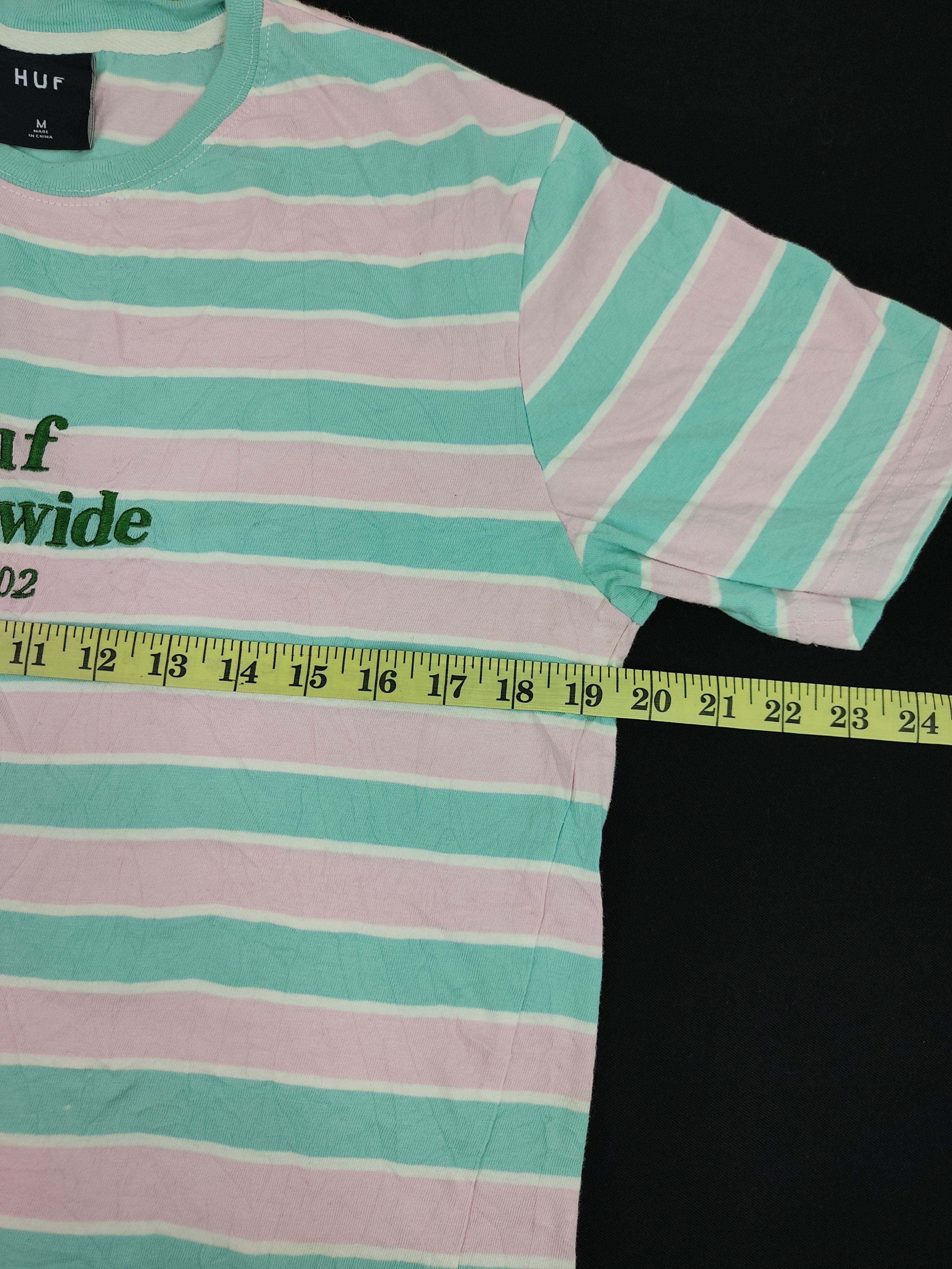Huf Huf Worldwide Embroidery Logo Street Wear Striped Size US M / EU 48-50 / 2 - 8 Thumbnail