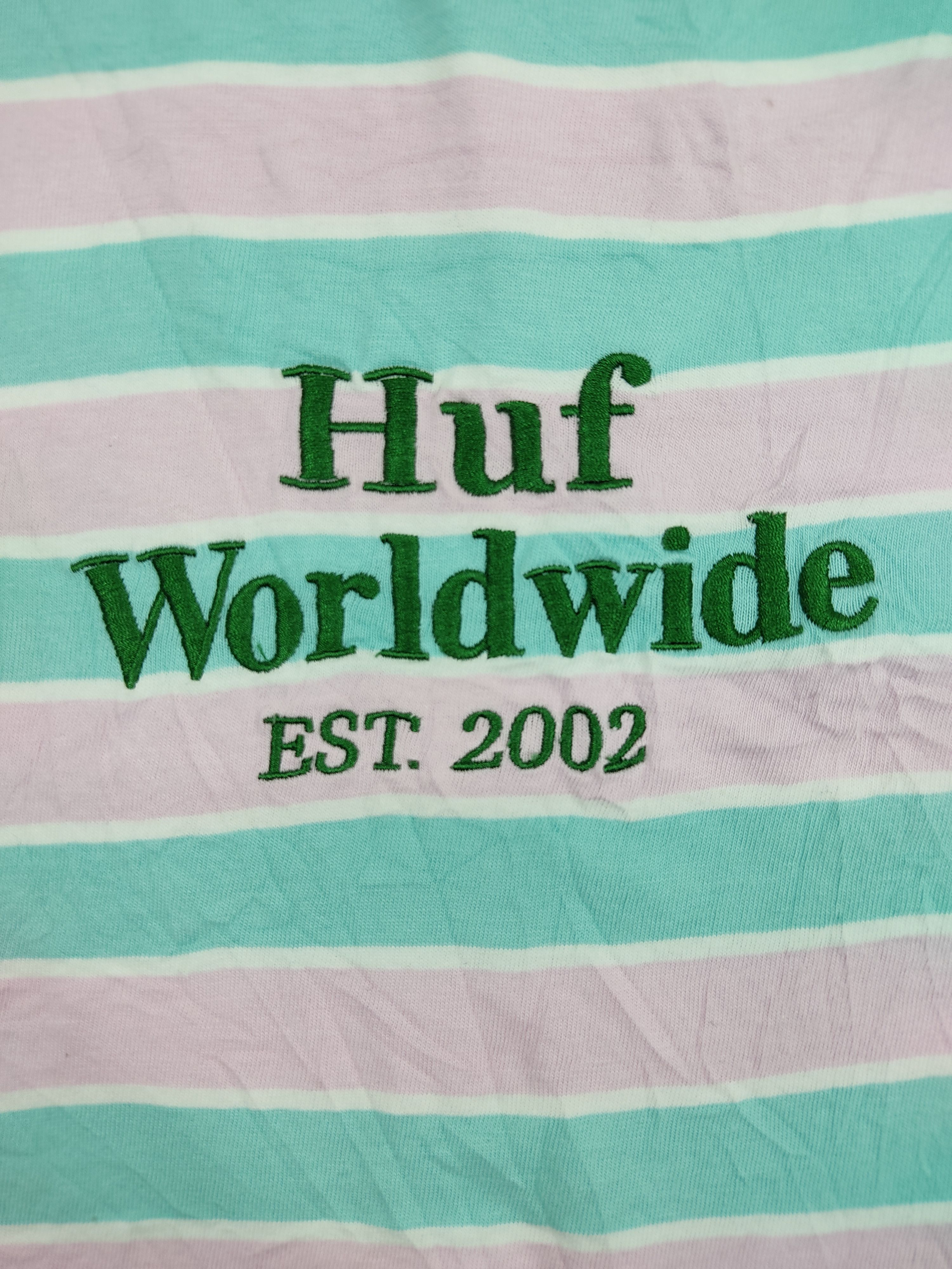Huf Huf Worldwide Embroidery Logo Street Wear Striped Size US M / EU 48-50 / 2 - 2 Thumbnail