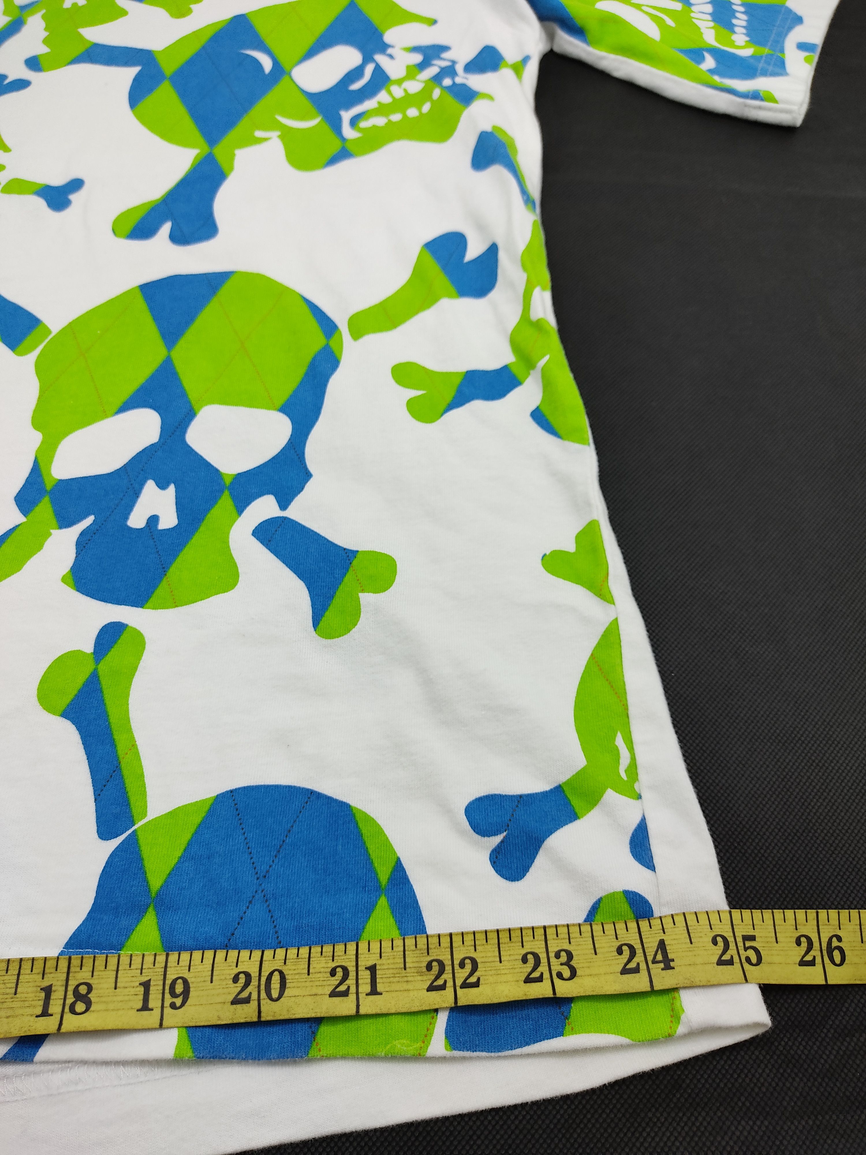 Japanese Brand Rare Hype Irezumi All Over Printed Front Skull Logo Art Size US XL / EU 56 / 4 - 7 Thumbnail