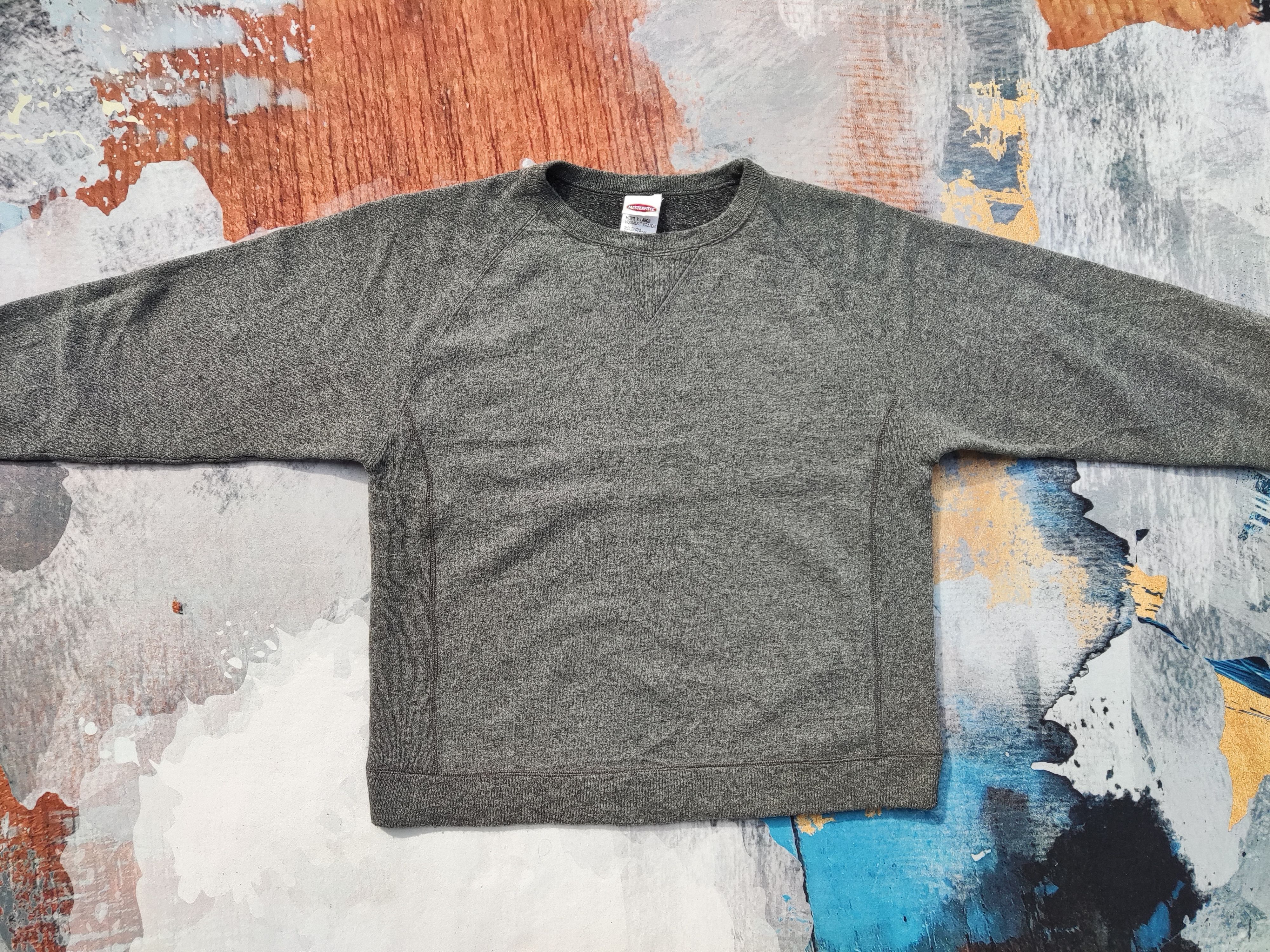 Japanese Brand × MasterPiece × Vintage Masterpiece LongSleeve Plain Nice Design Sweater plain Size US M / EU 48-50 / 2 - 2 Thumbnail