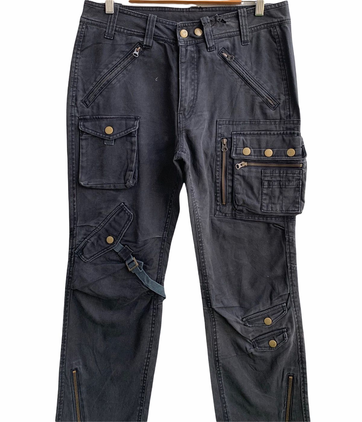 Japanese Brand Vintage Japanse Brand Mangrove Multiple Pocket Cargo Pants Size US 32 / EU 48 - 3 Thumbnail